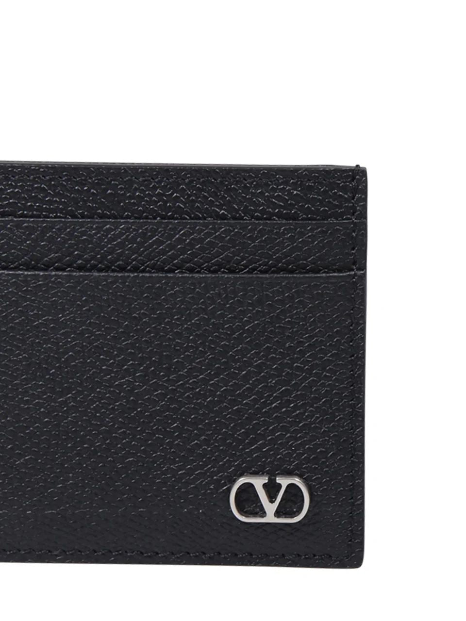 BLACK LEATHER WALLETS Valentino Garavani