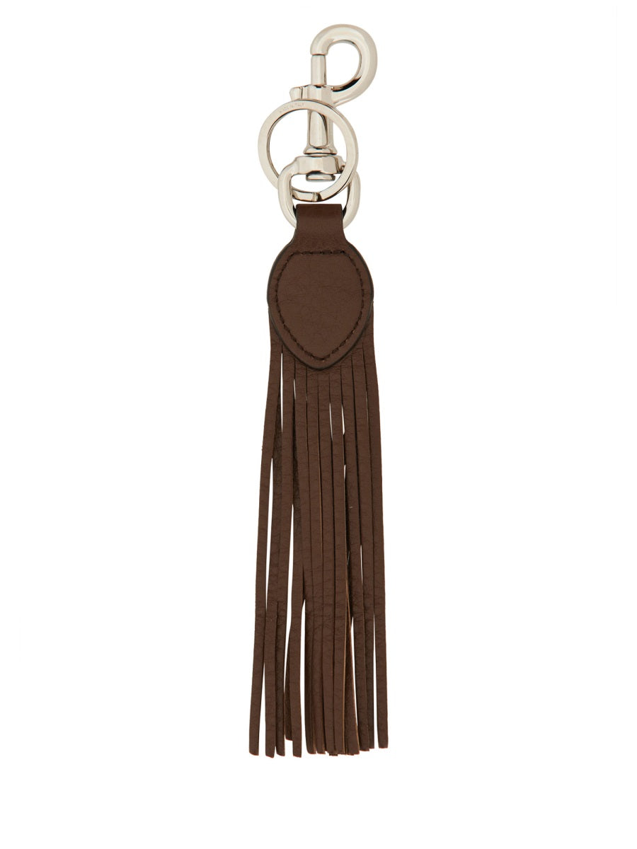 BROWN LEATHER KEY HOLDERS Valentino Garavani