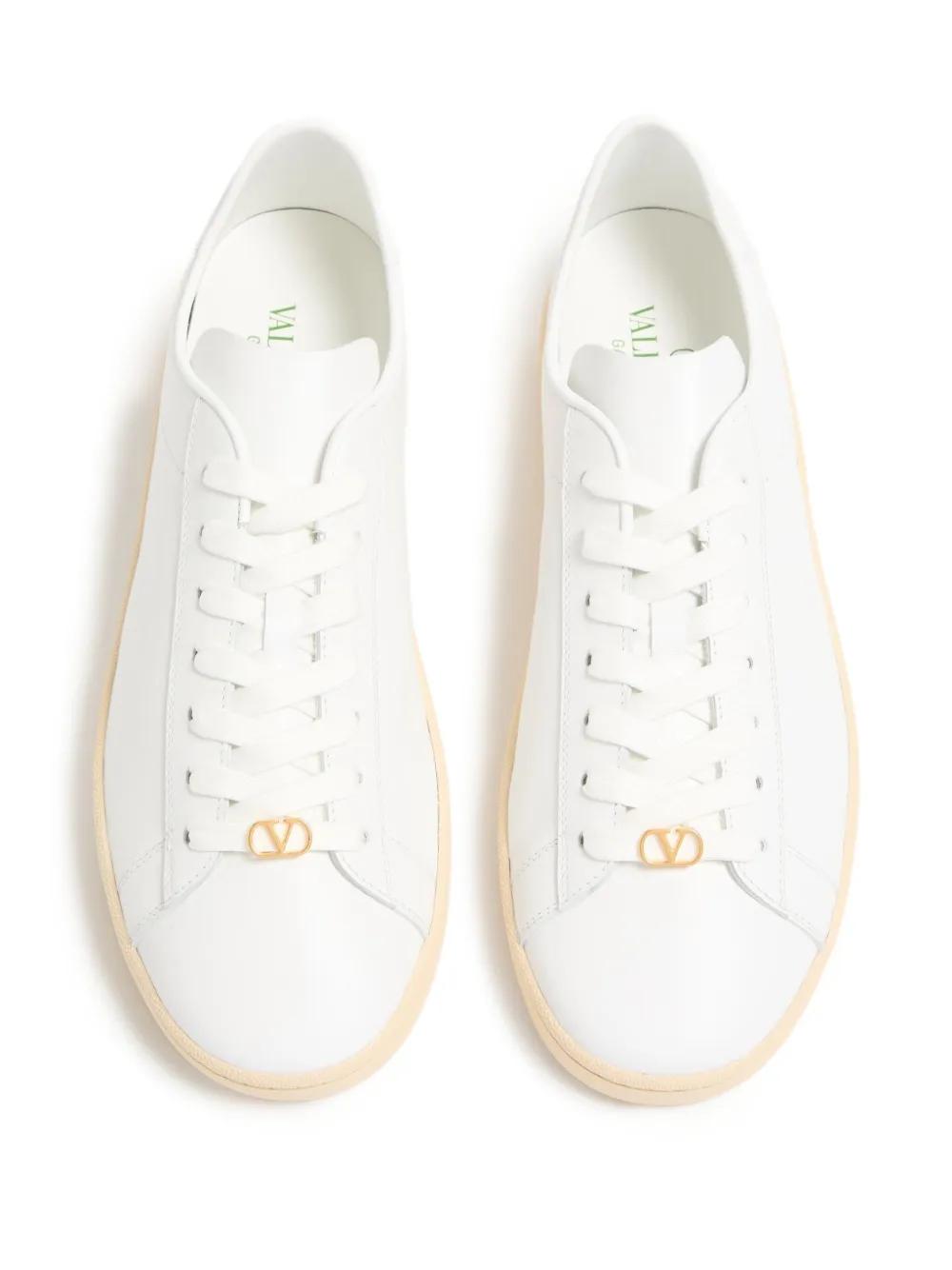 WHITE LEATHER SNEAKERS Valentino Garavani