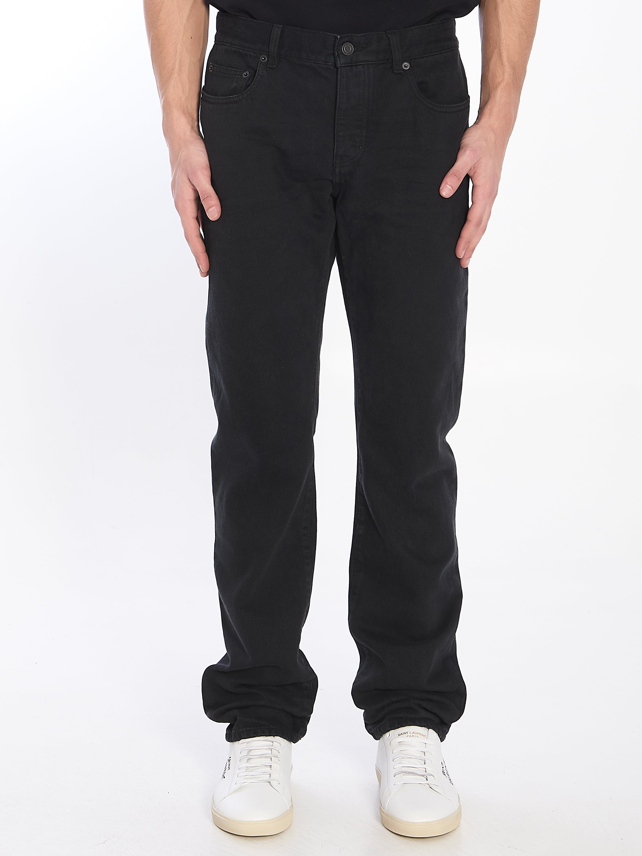 SLIM-FIT JEANS Saint Laurent BLACK 31