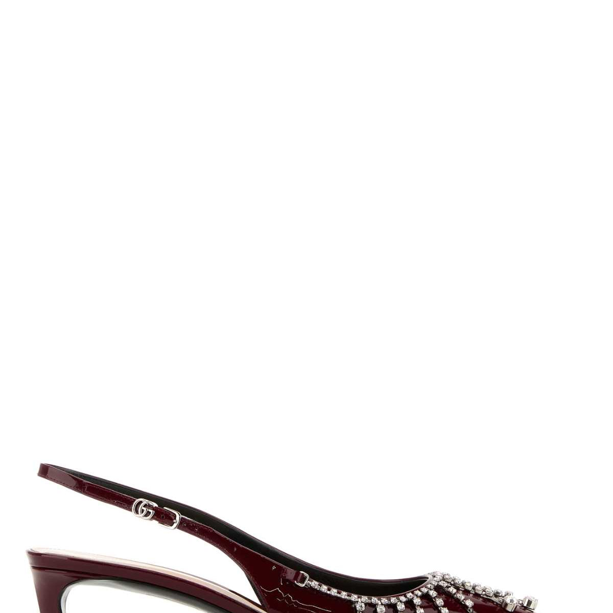 Gucci BURGUNDY LEATHER PUMPS – Lord & Taylor