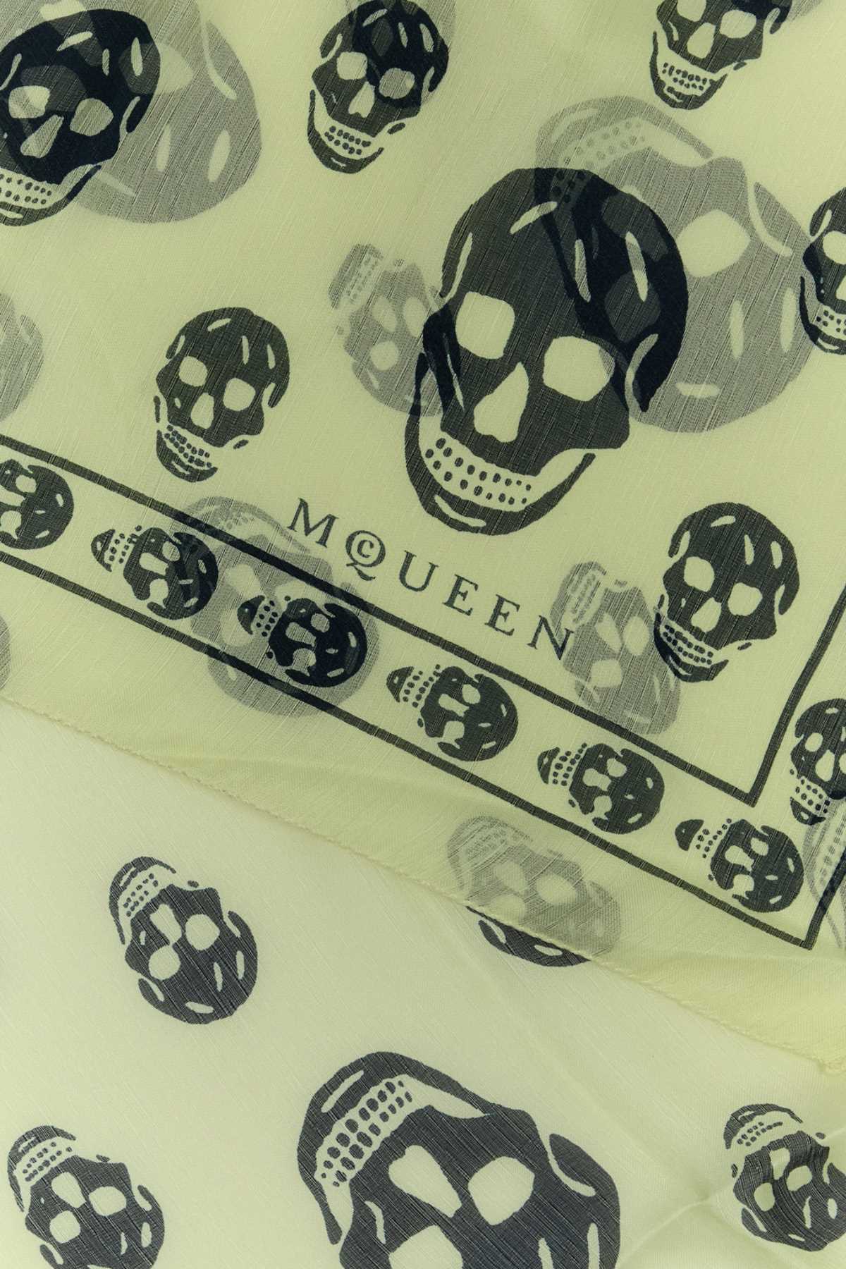 PRINTED SILK FOULARD Alexander McQueen