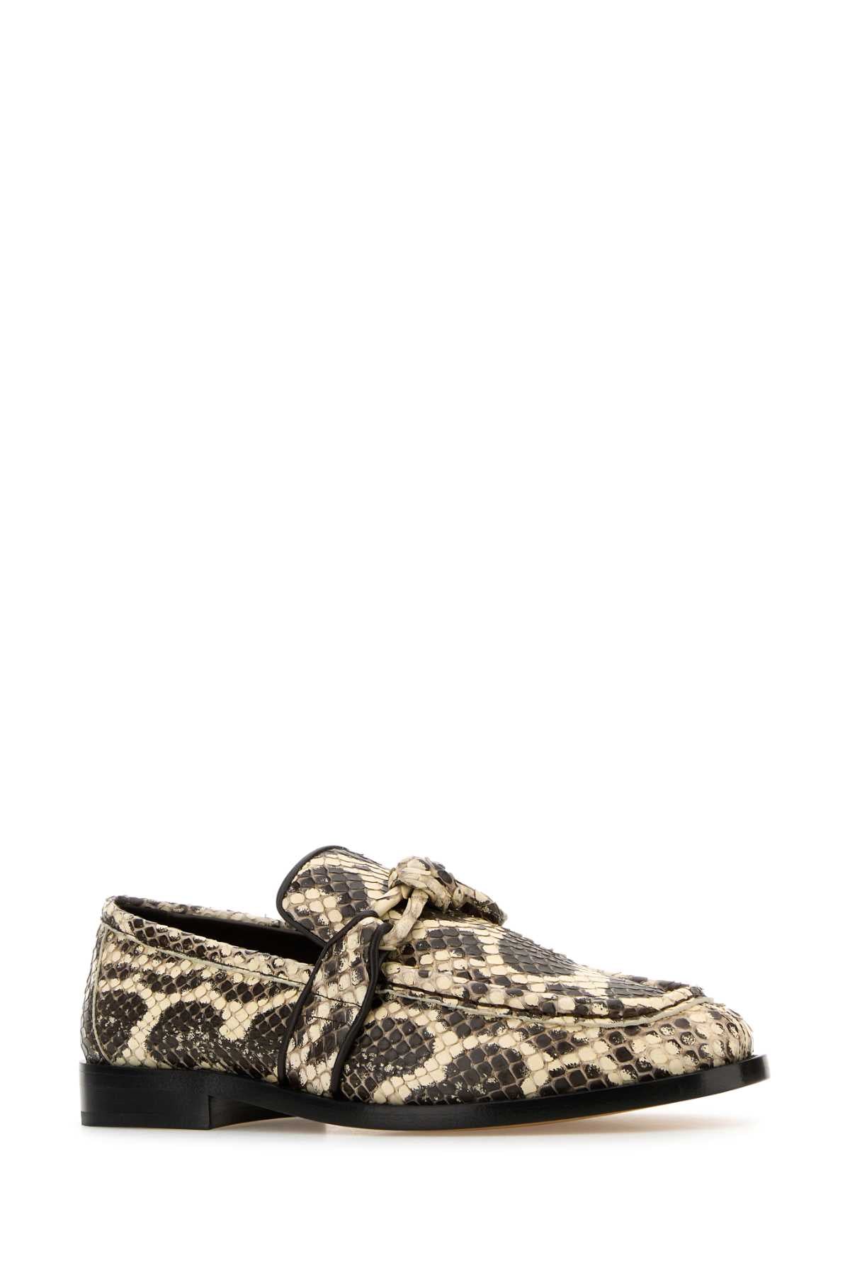 MULTICOLOR LEATHER ASTAIRE LOAFERS Bottega Veneta