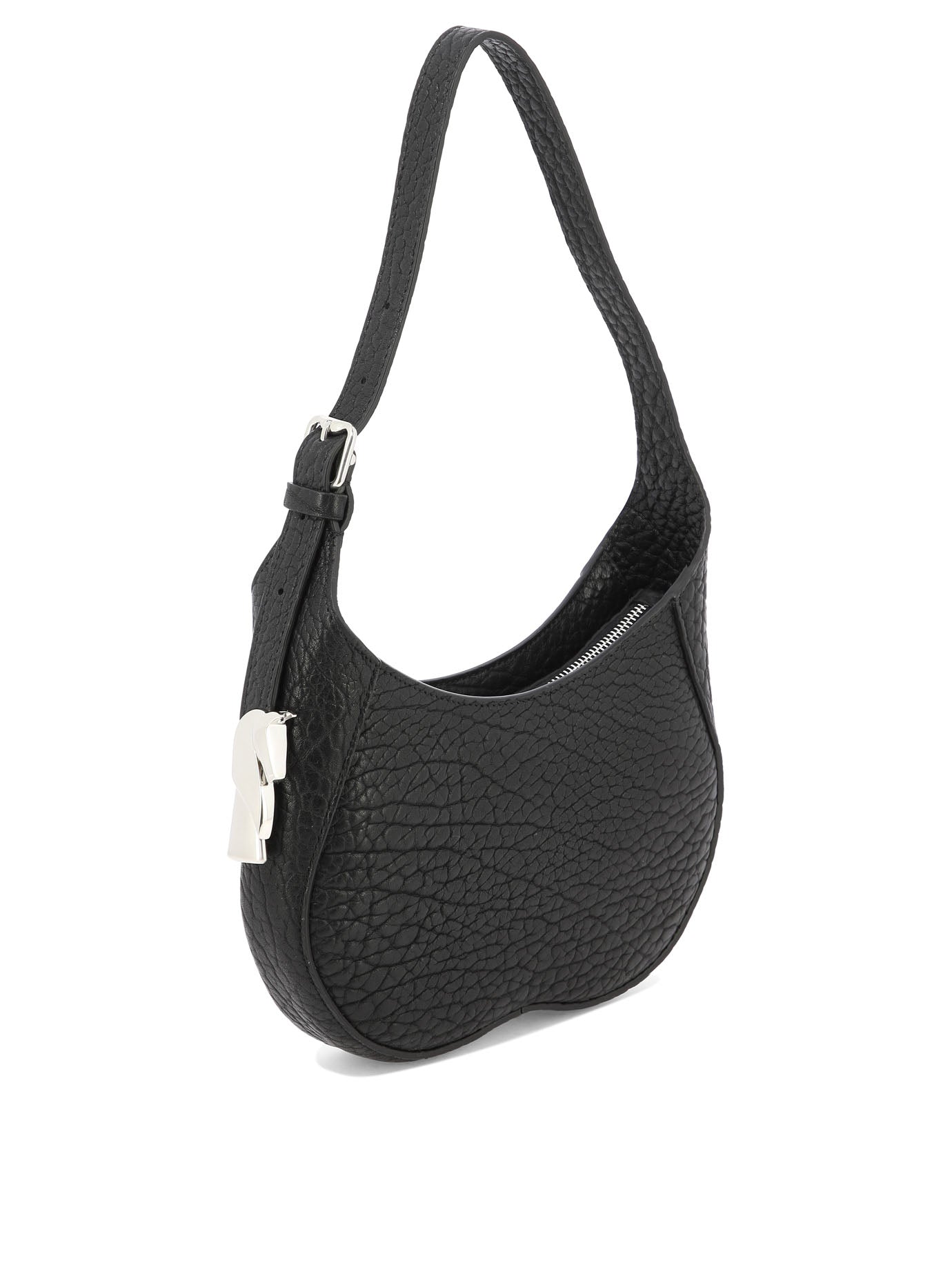 LEATHER BLACK SHOULDER BAG Burberry