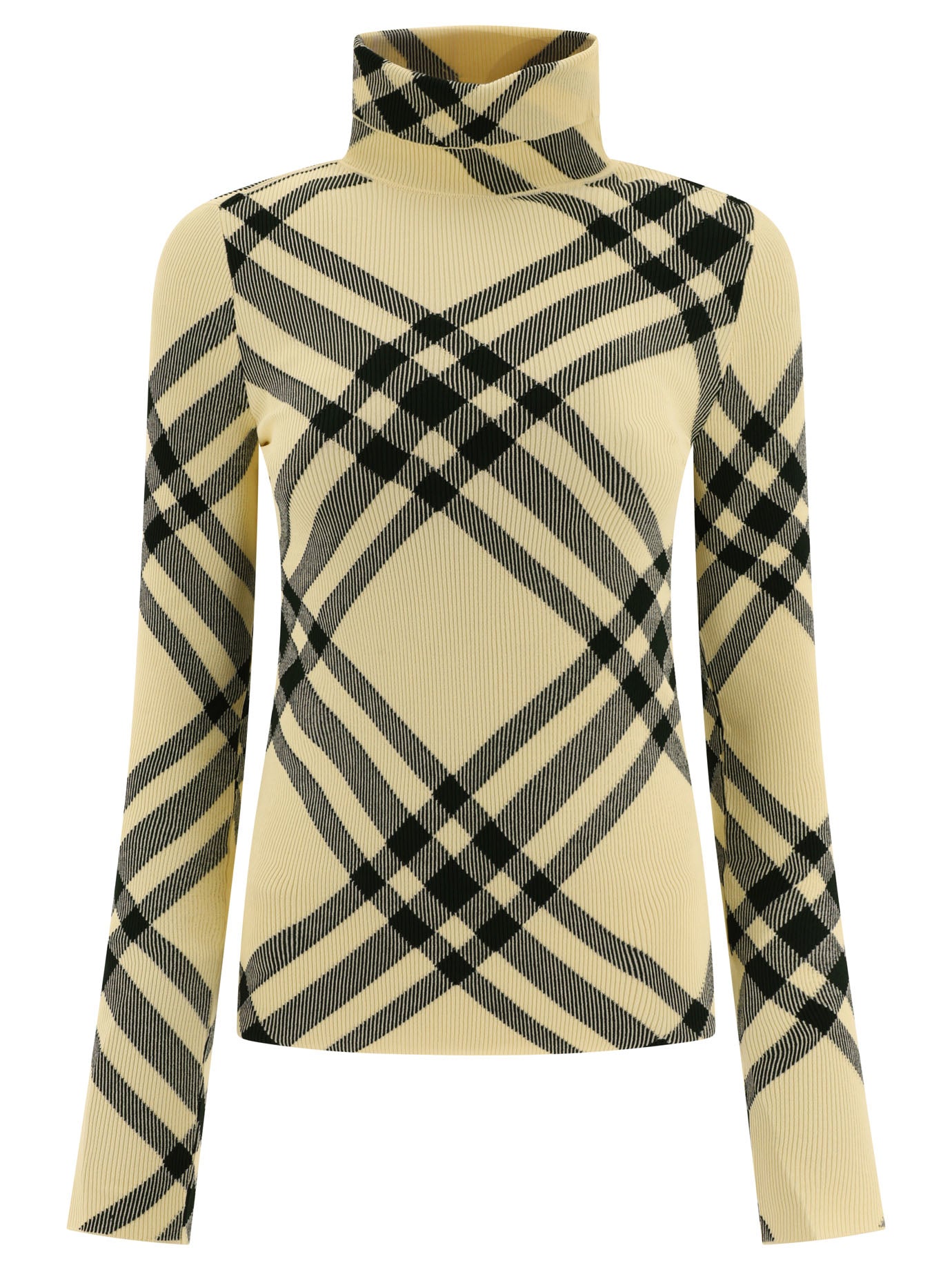 BEIGE POLYESTER KNITWEAR Burberry BEIGE XS