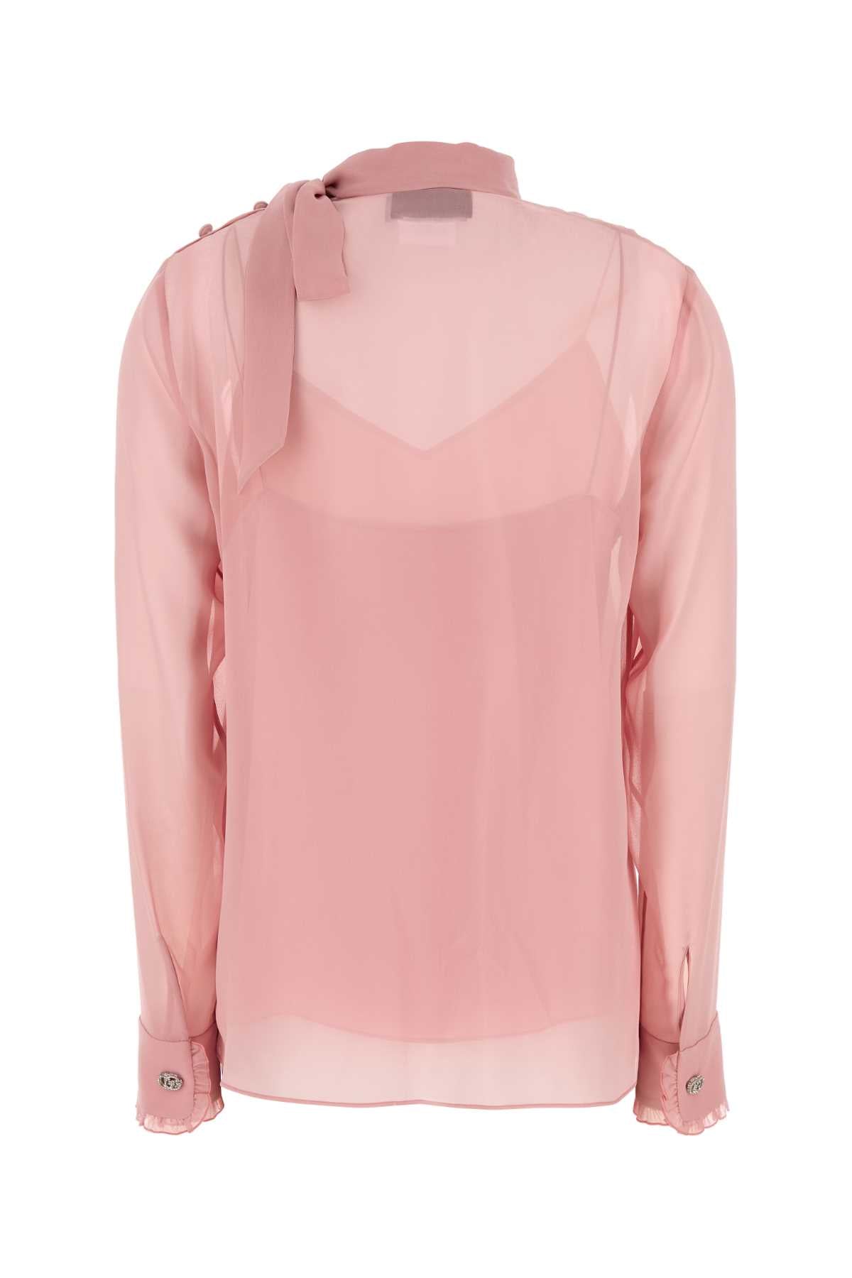 PINK CREPE BLOUSE Gucci