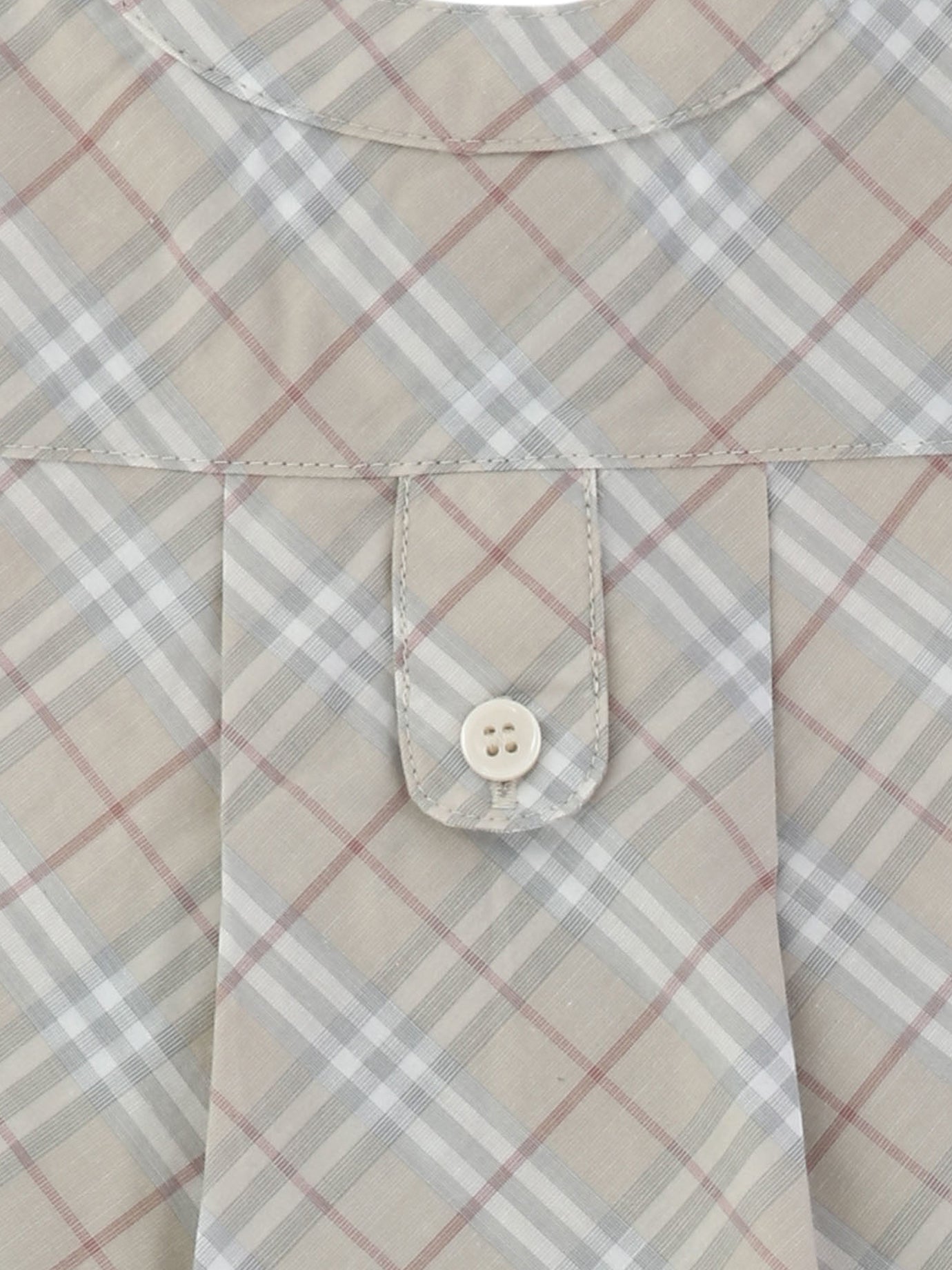 CHECK COTTON PLAYSUIT BURBERRY KIDS