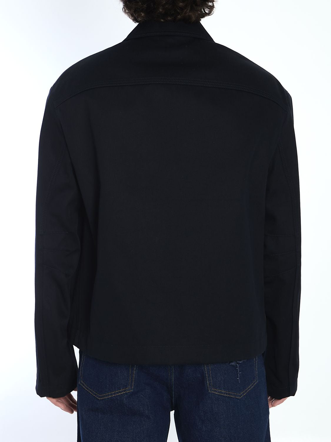 MIDNIGHT BLUE GABARDINE JACKET Gucci