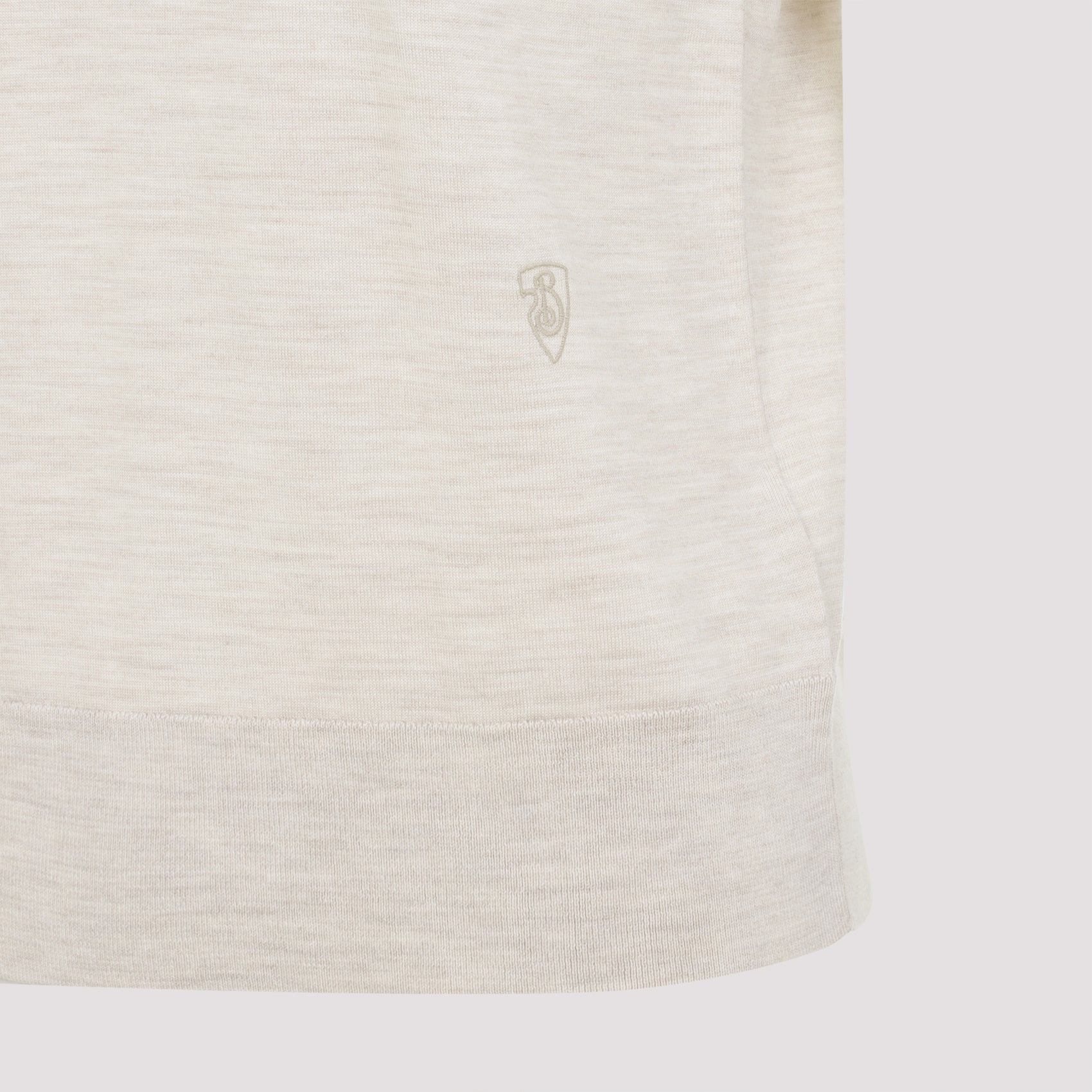 NUDE & NEUTRALS WOOL T-SHIRT Burberry