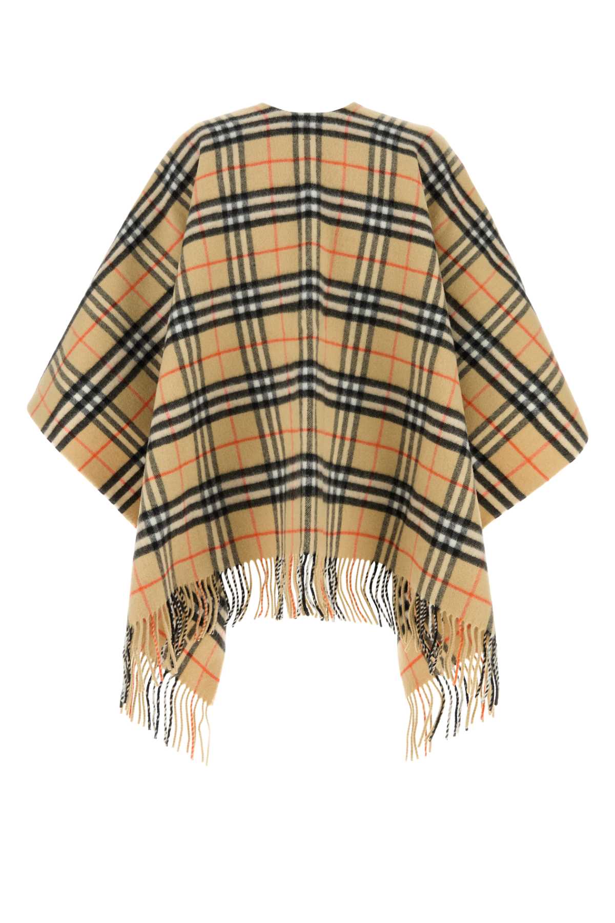 EMBROIDERED WOOL BLEND CAPE Burberry