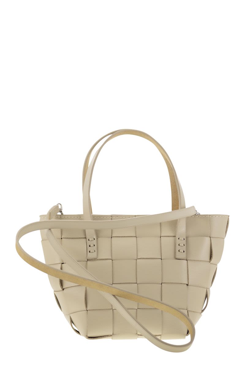 JAPAN MINI - WOVEN LEATHER BAG Dragon