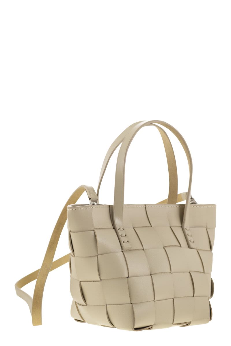 JAPAN MINI - WOVEN LEATHER BAG Dragon