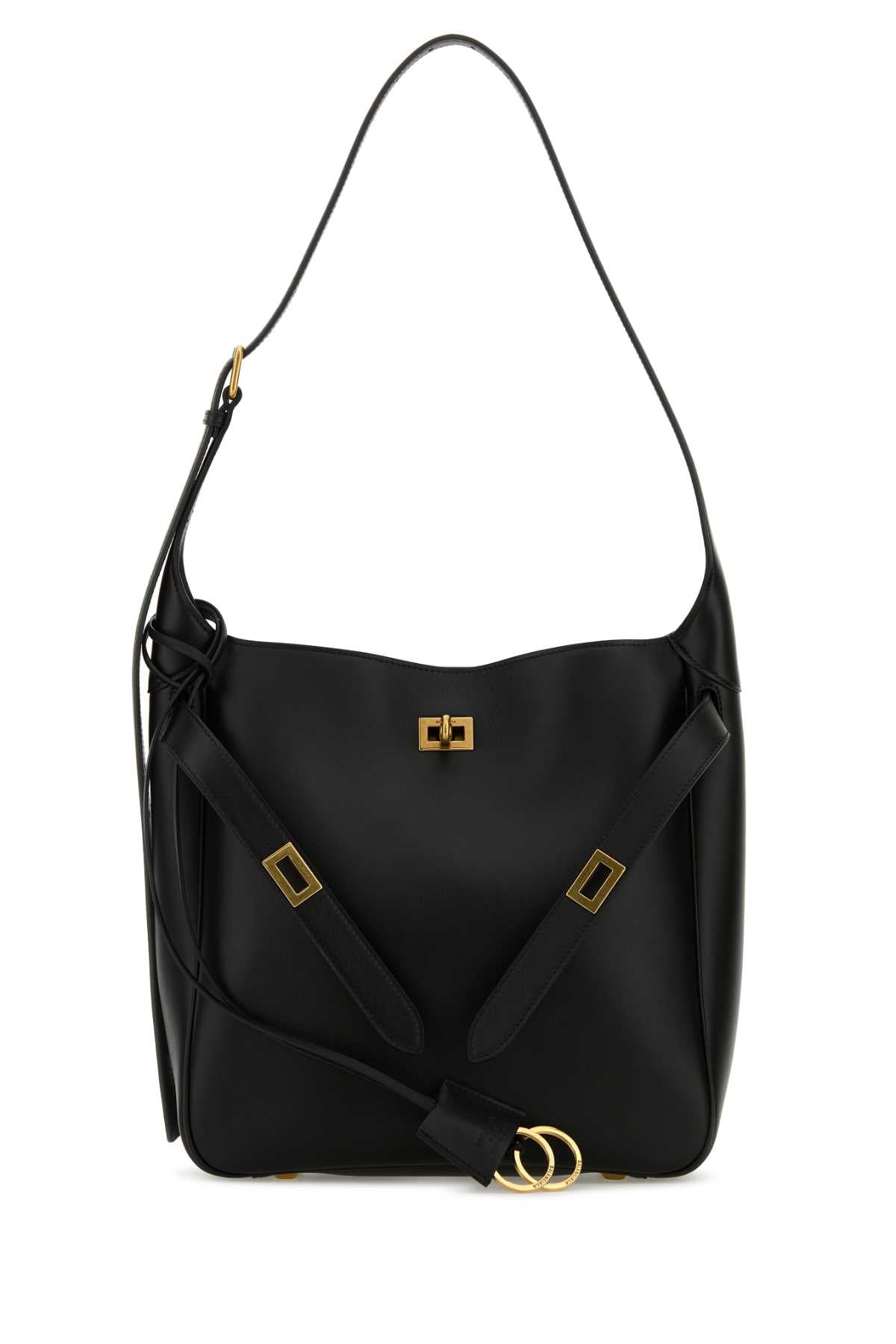 BLACK LEATHER SMALL BEL AIR SHOULDER BAG Balenciaga BLACK TU