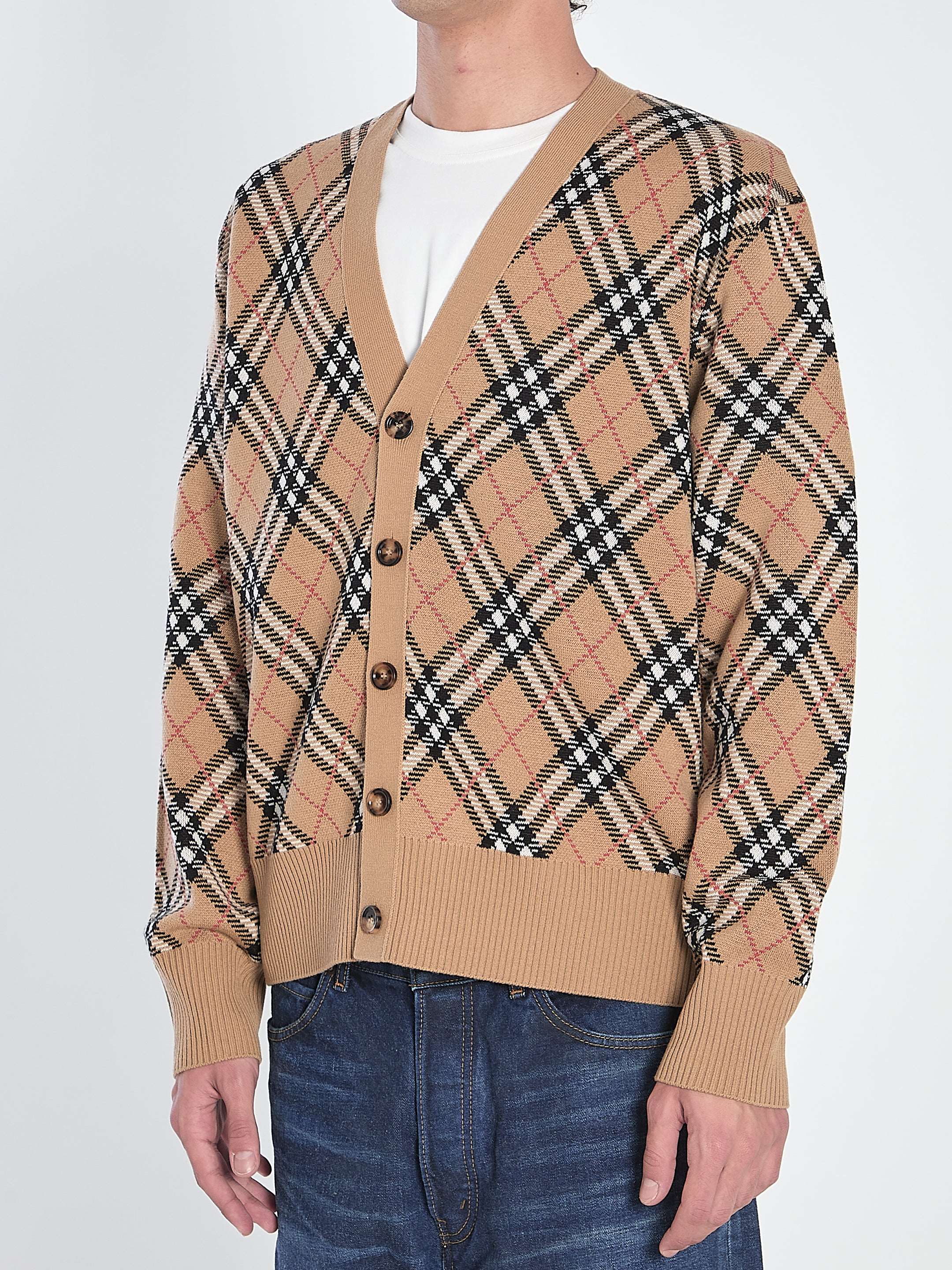 WOOL-BLEND CARDIGAN Burberry
