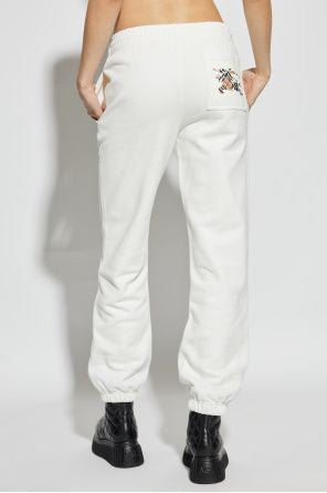 COTTON TROUSERS IN WHITE Burberry