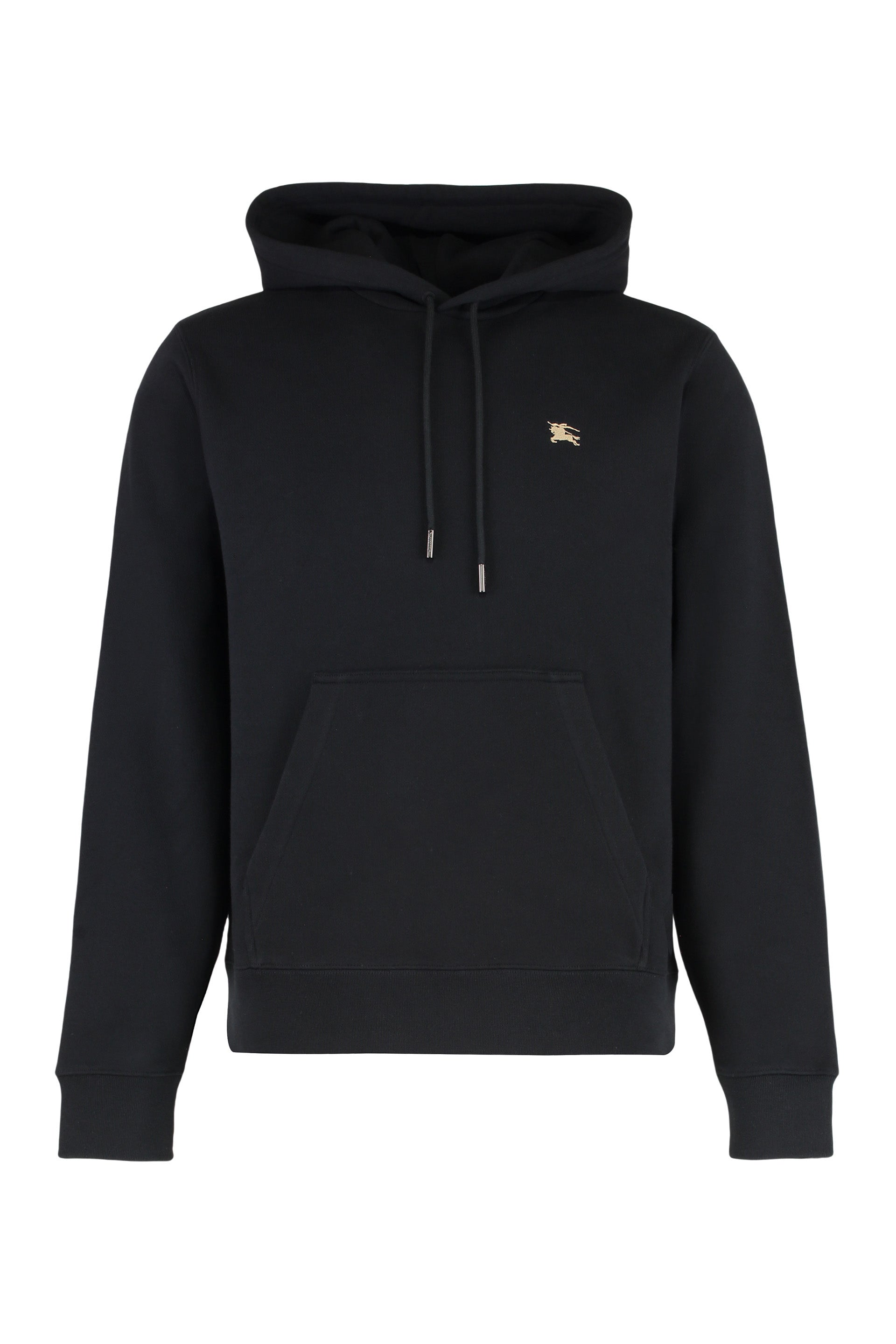 LOGO COTTON HOODIE Burberry black XS