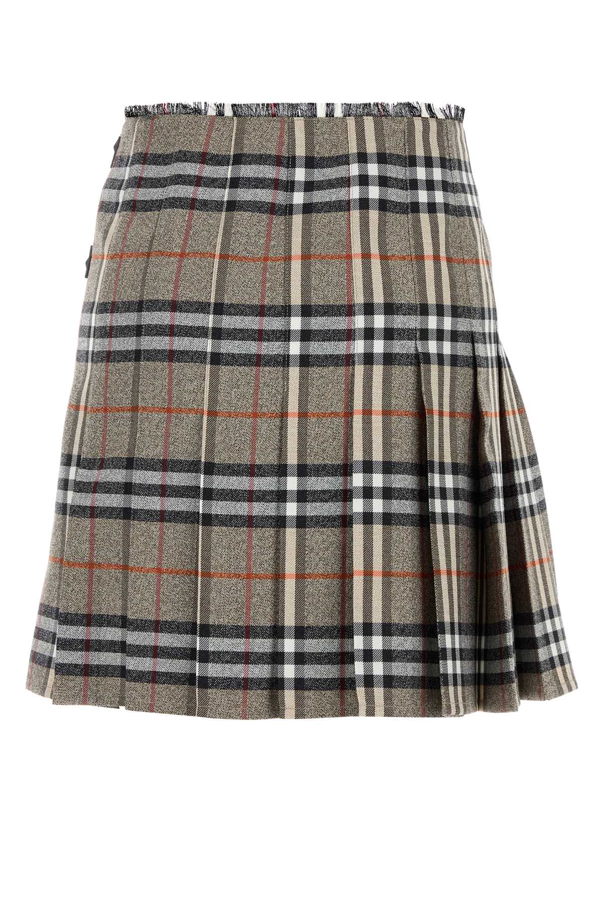 EMBROIDERED WOOL SKIRT Burberry