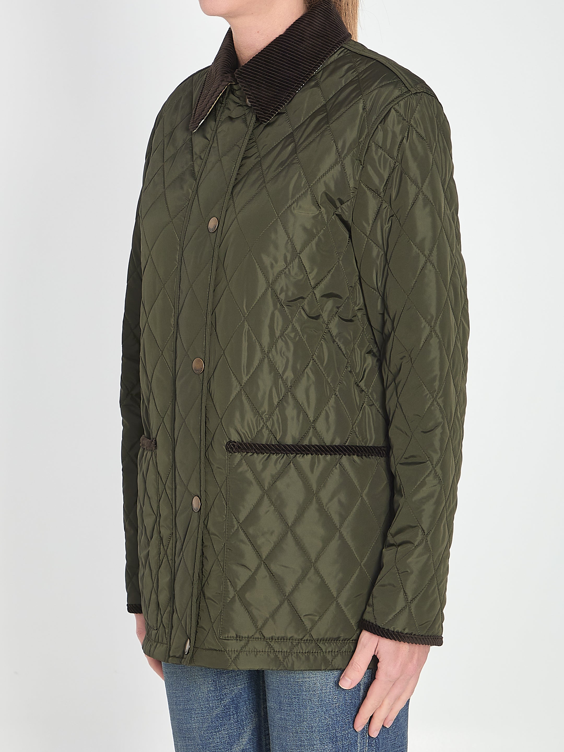 ARMY GREEN NYLON JACKET Burberry