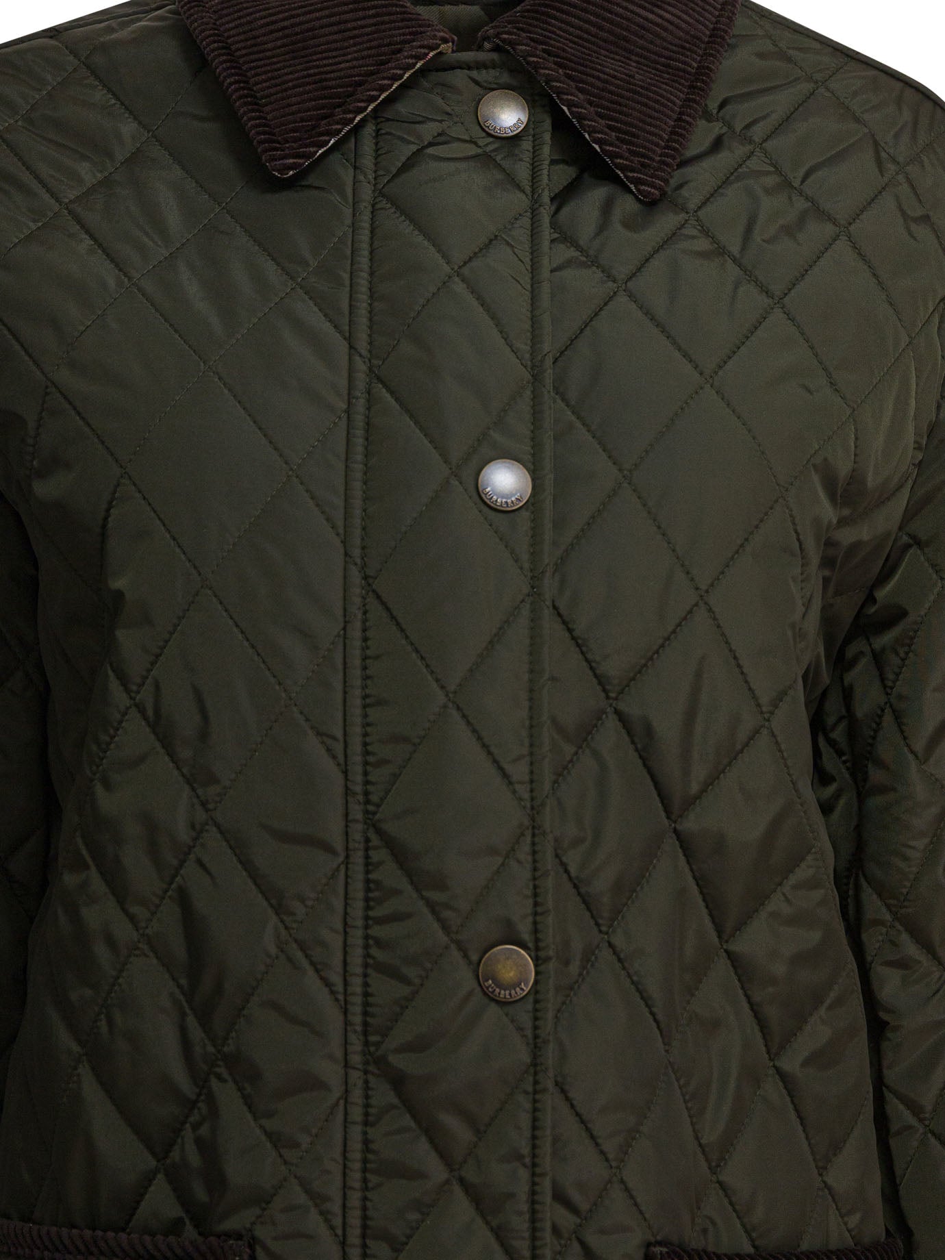 GREEN POLYAMIDE NYLON JACKET Burberry