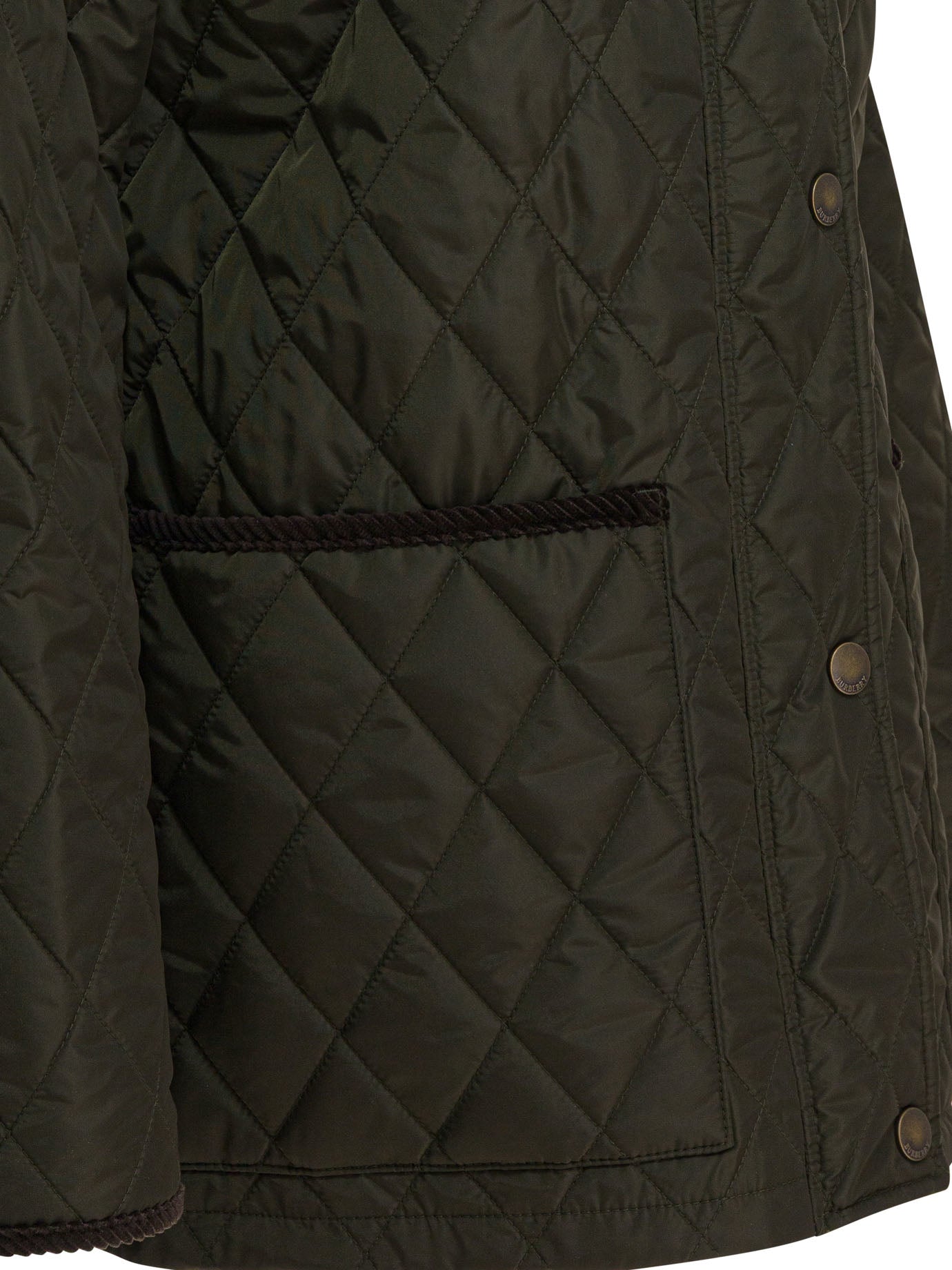 GREEN POLYAMIDE NYLON JACKET Burberry