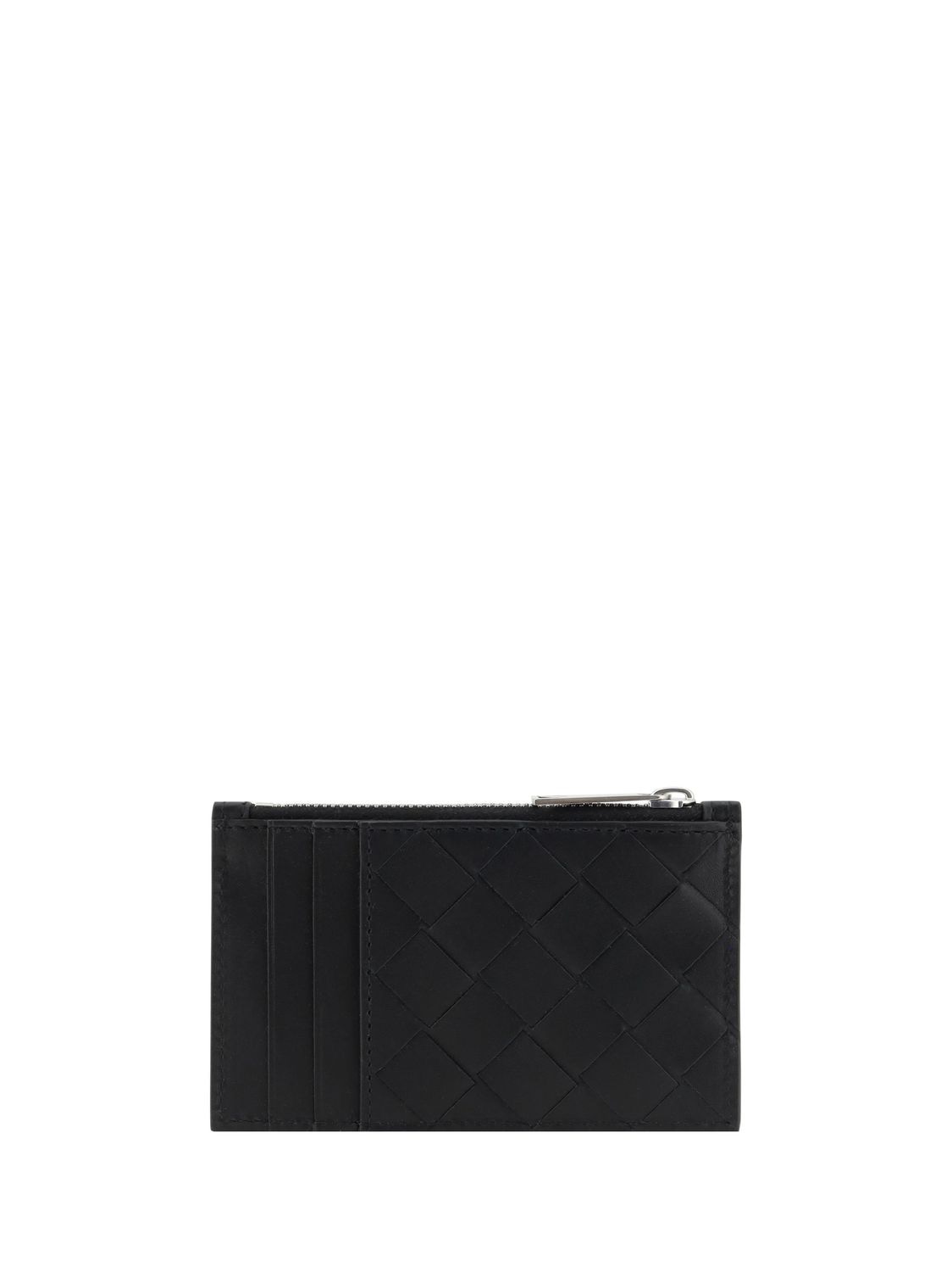 WOVEN CARD HOLDER WITH ZIPPER Bottega Veneta