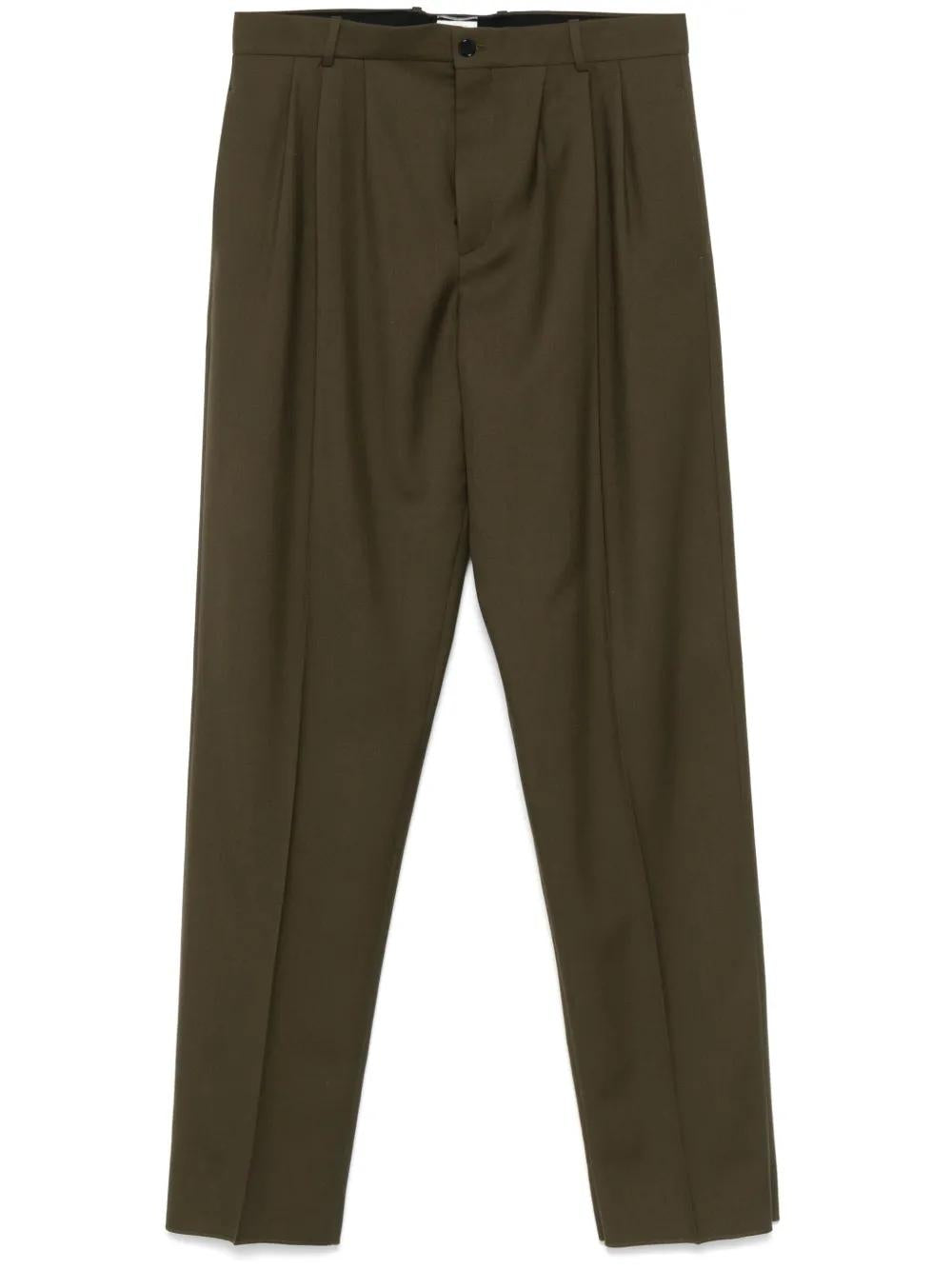 WIDE PANT Saint Laurent BROWN 48