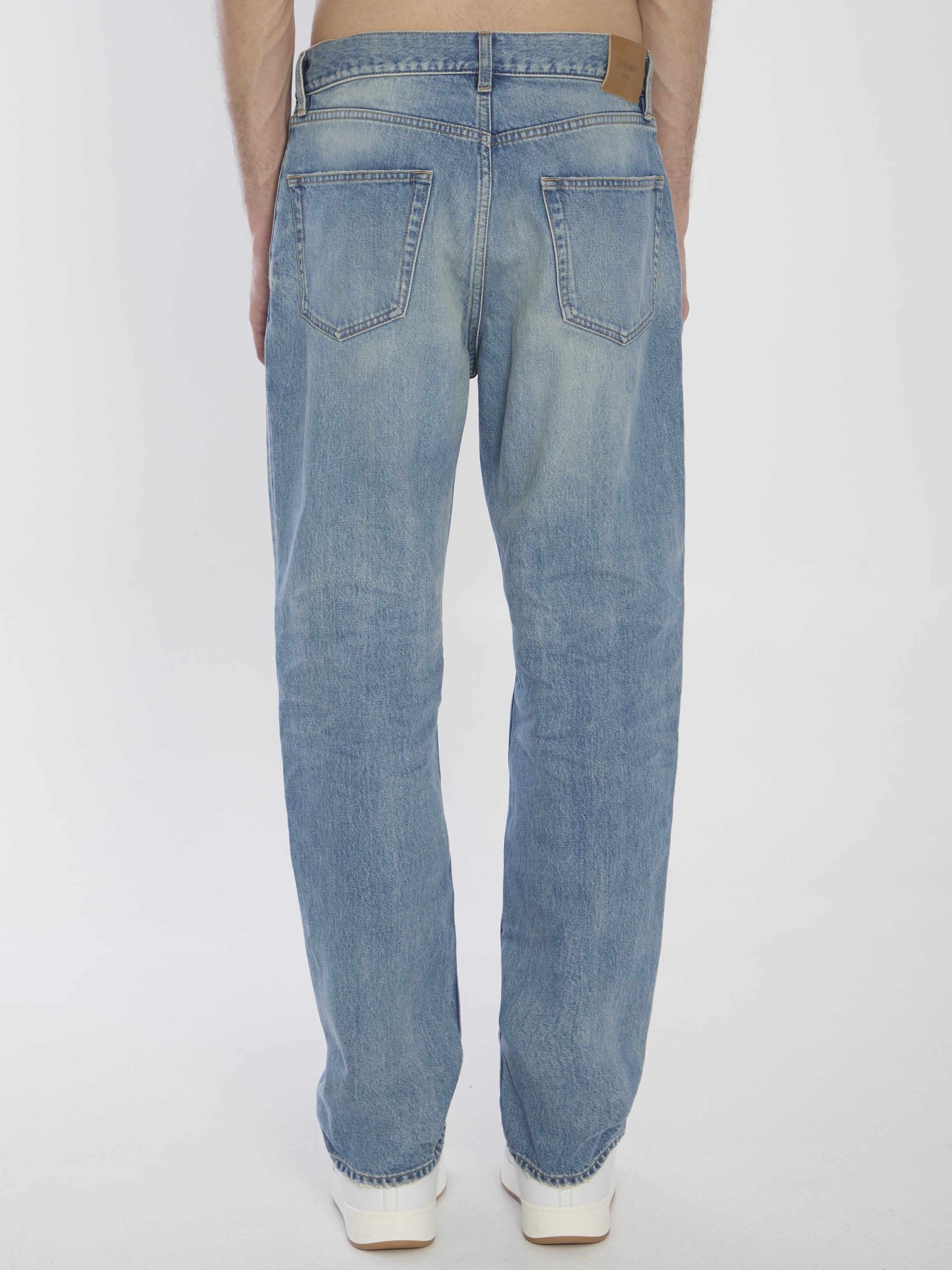 MICK 5-POCKET STRAIGHT-LEG JEANS Saint Laurent