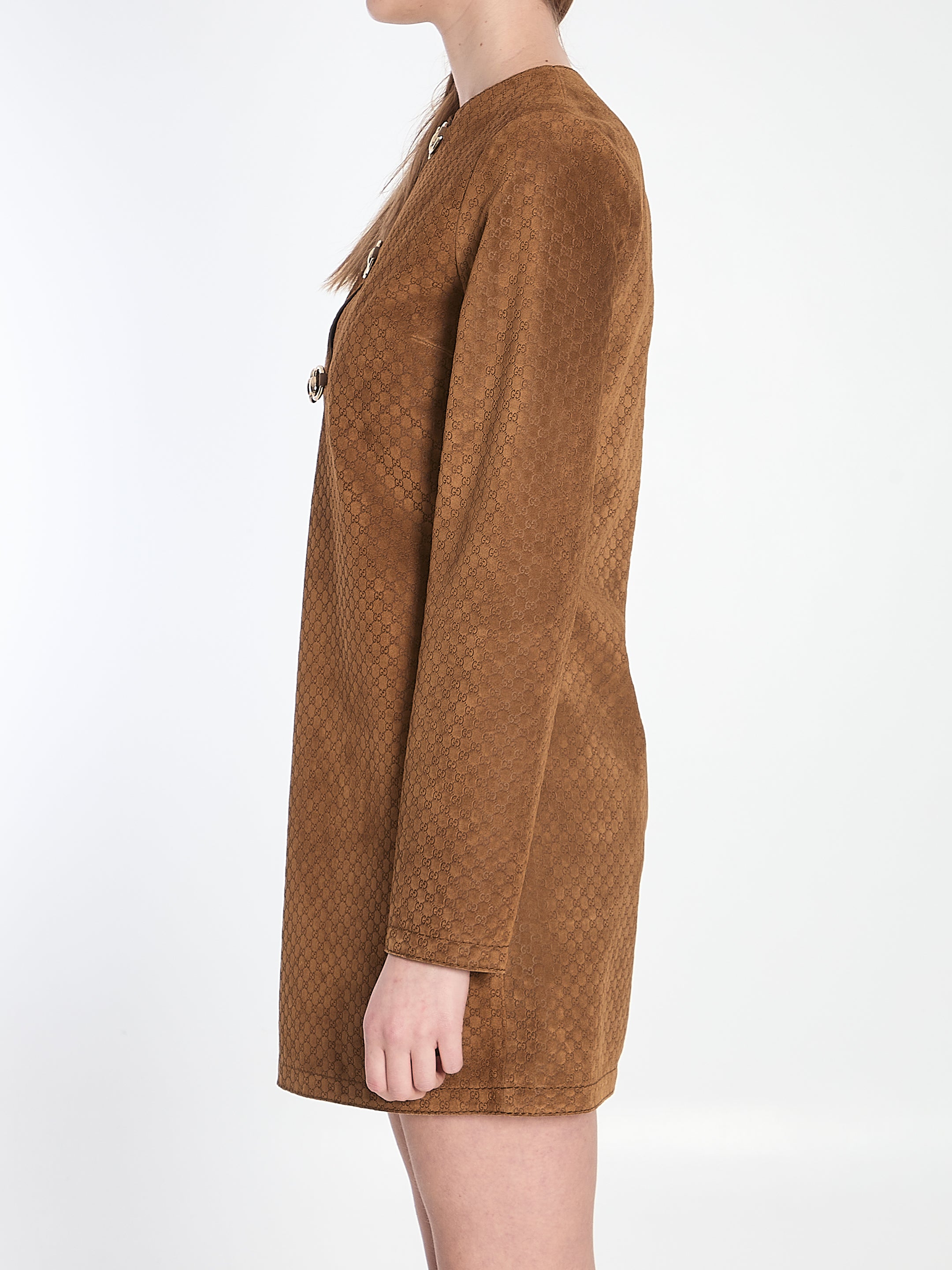 GG SUEDE MINI DRESS Gucci