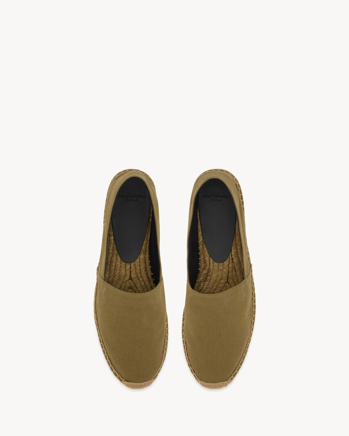 COTTON GABARDINE ESPADRILLE Saint Laurent