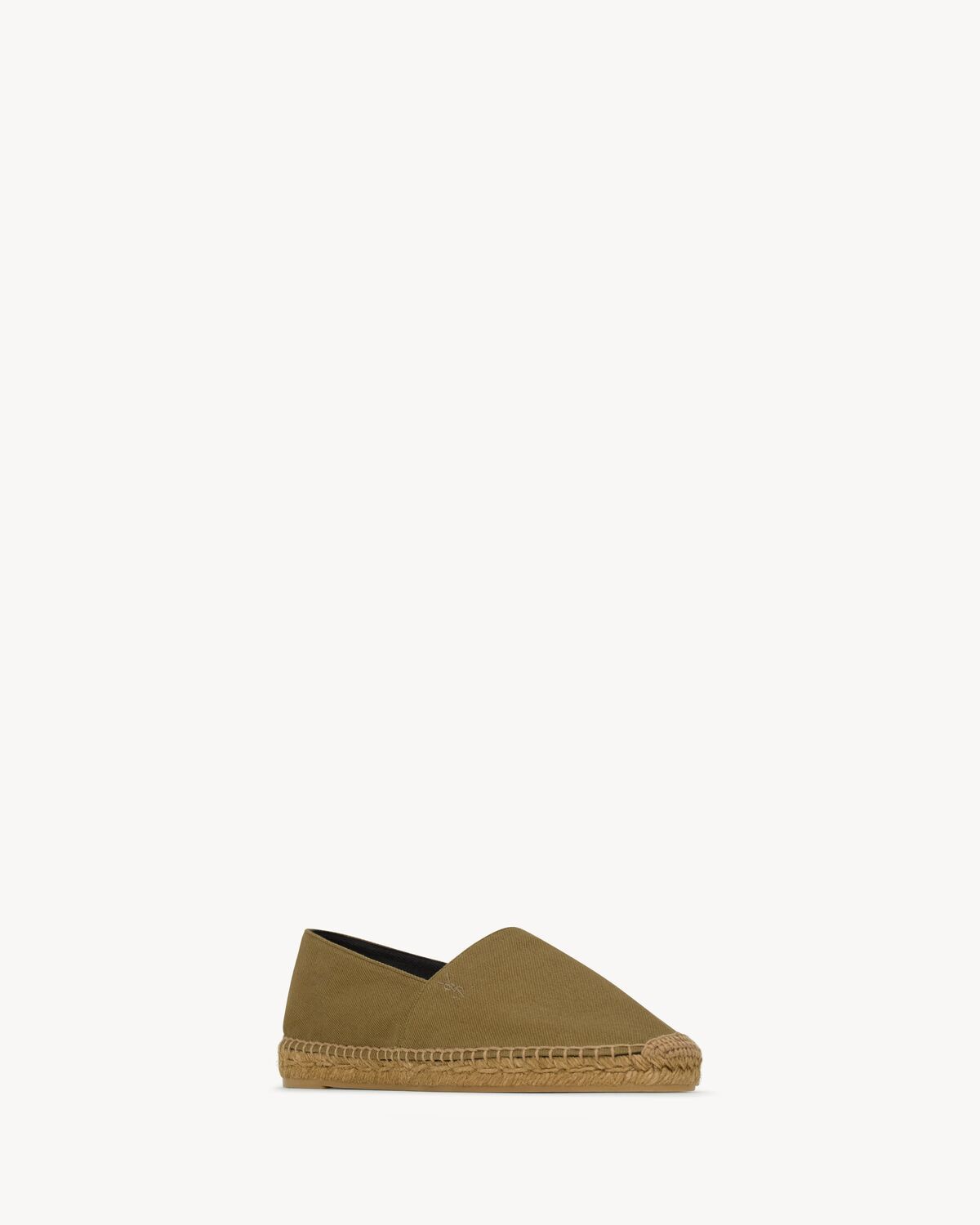 COTTON GABARDINE ESPADRILLE Saint Laurent