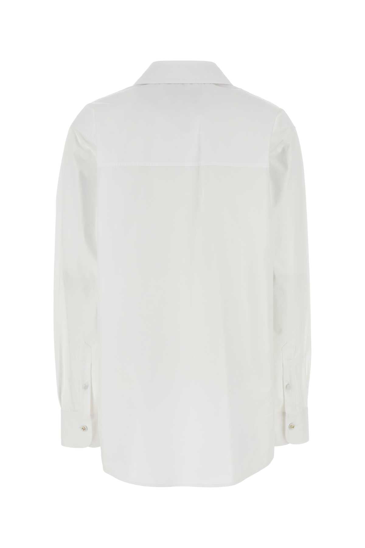 WHITE POPLIN OVERSIZE SHIRT Gucci