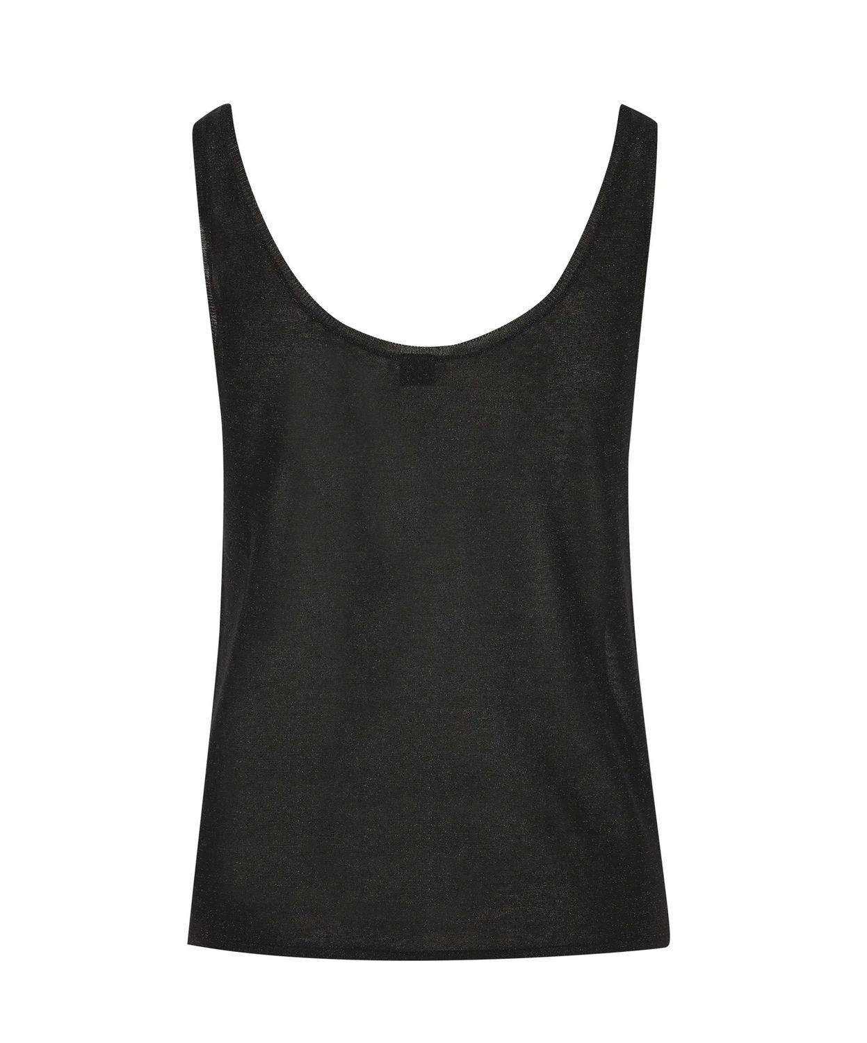 BLACK VISCOSE T-SHIRT Saint Laurent