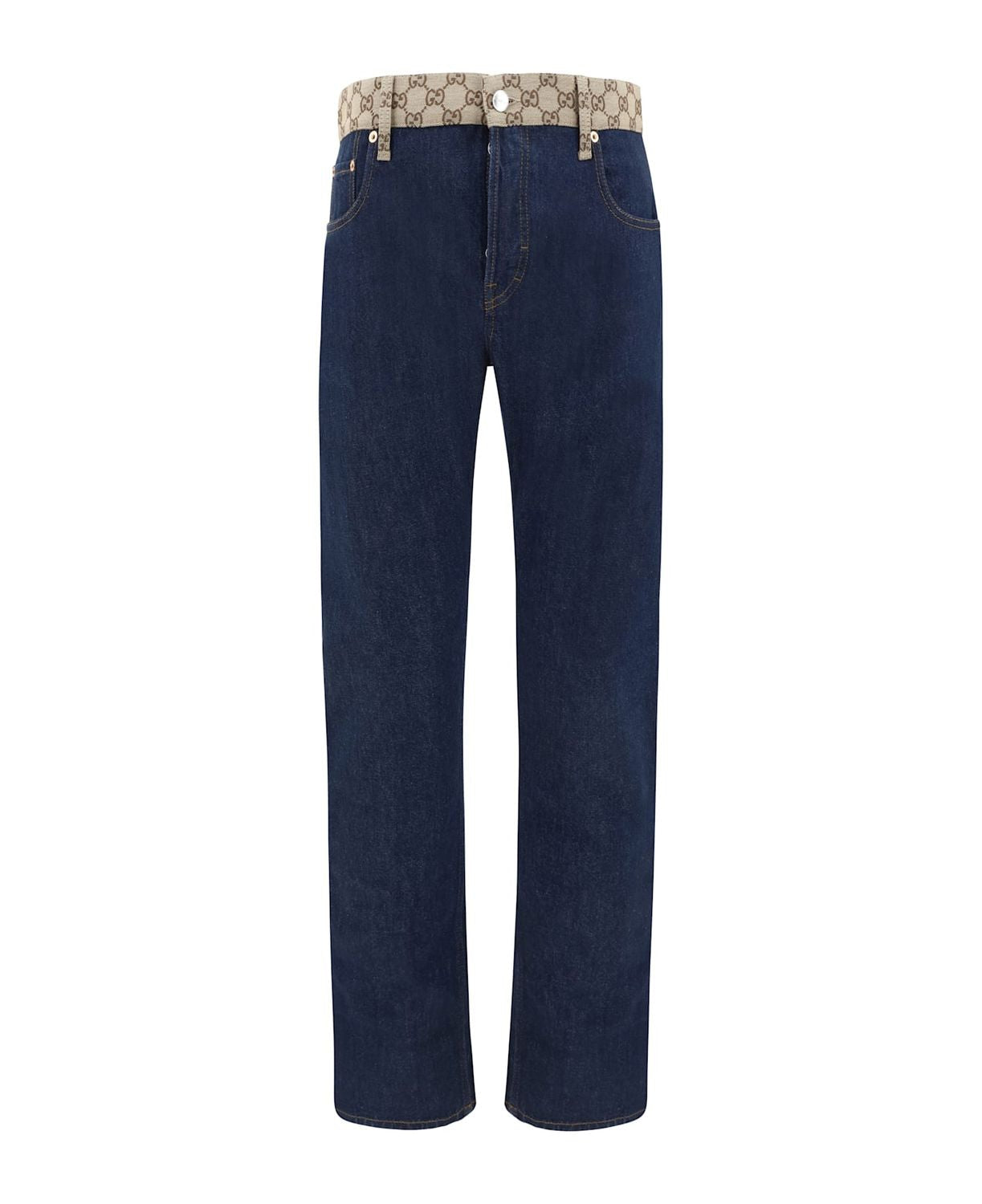 DENIM TAPERED PANTS Gucci BLUE 30