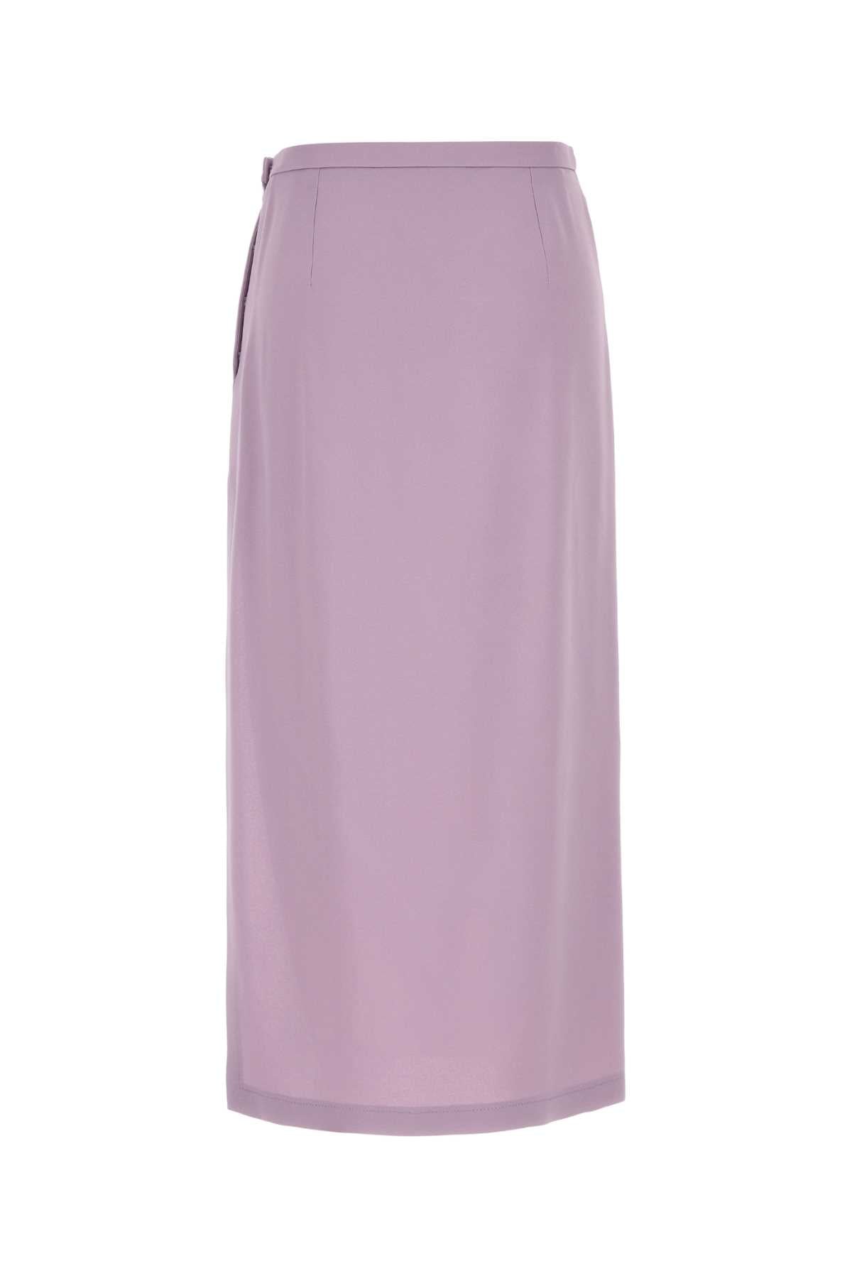 LILAC CREPE SKIRT Gucci