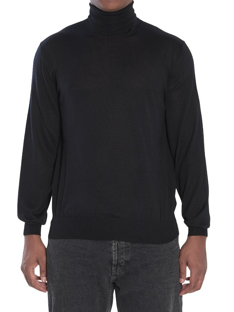 WOOL TURTLENECK SWEATER Saint Laurent BLACK M