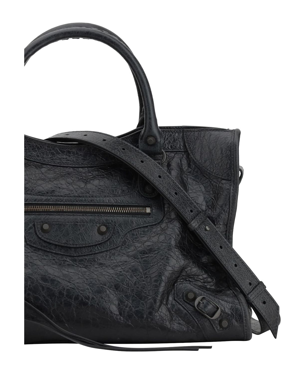 BLACK LEATHER MEDIUM LE CITY HANDBAG Balenciaga