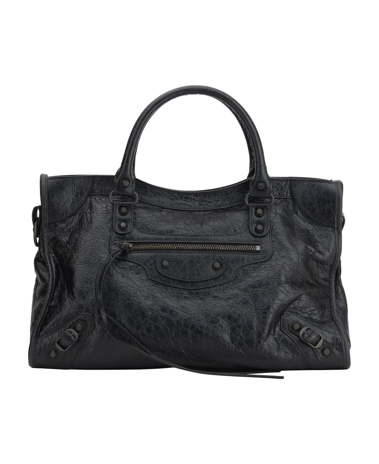 BLACK LEATHER MEDIUM LE CITY HANDBAG Balenciaga BLACK TU