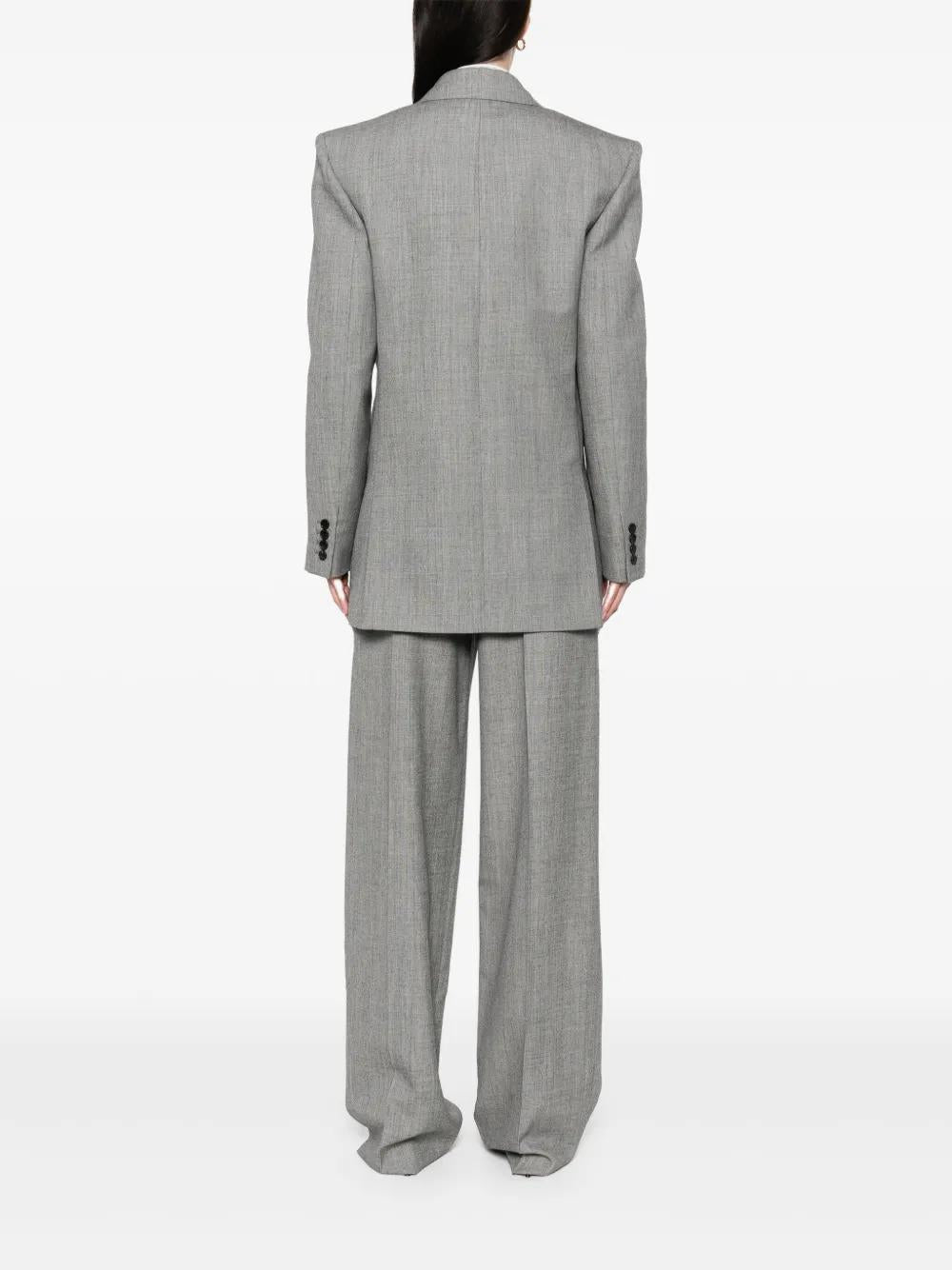 WOOL CHINÉ JACKET Saint Laurent