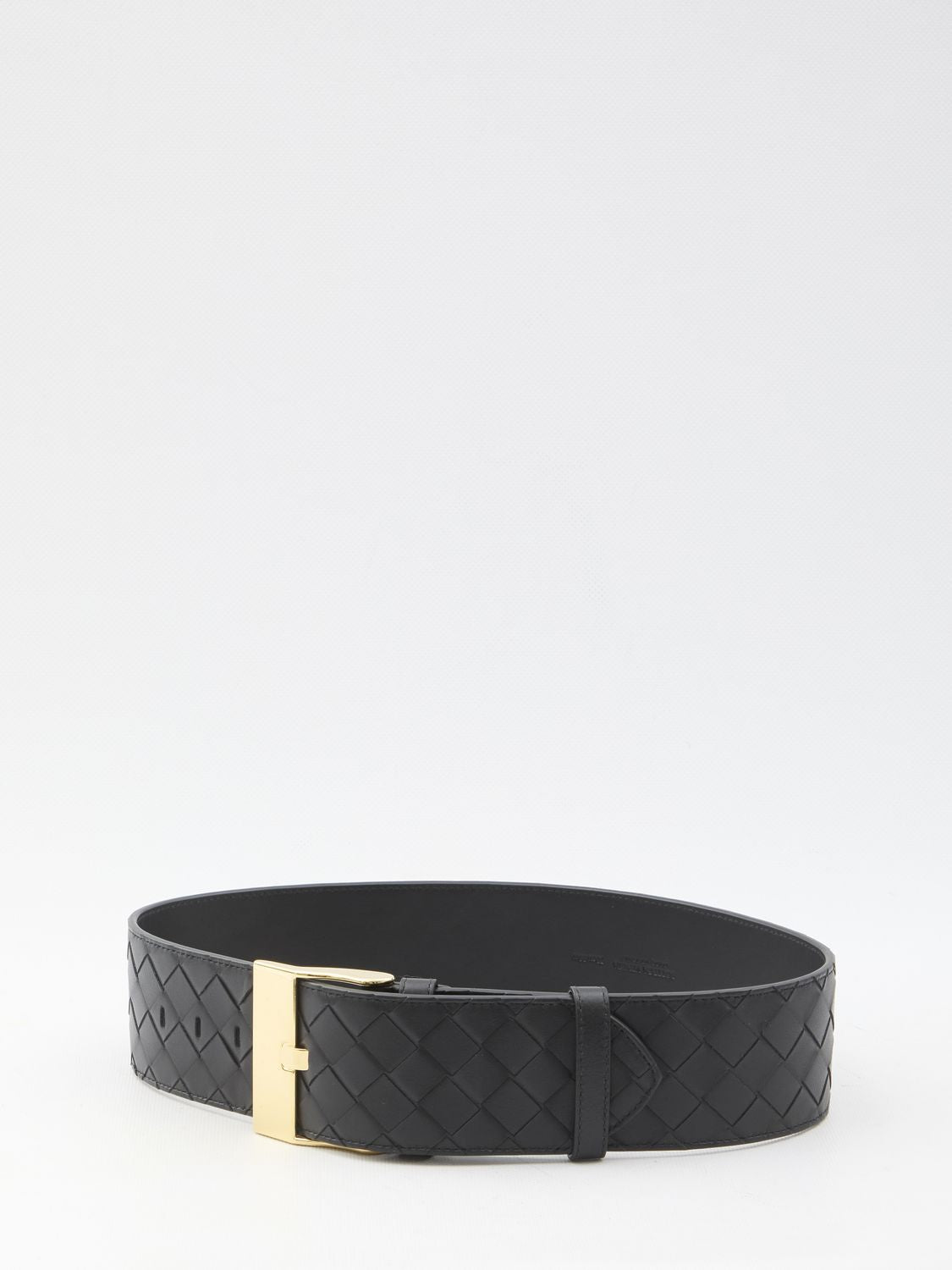 LARGE WATCH BELT Bottega Veneta BLACK 85