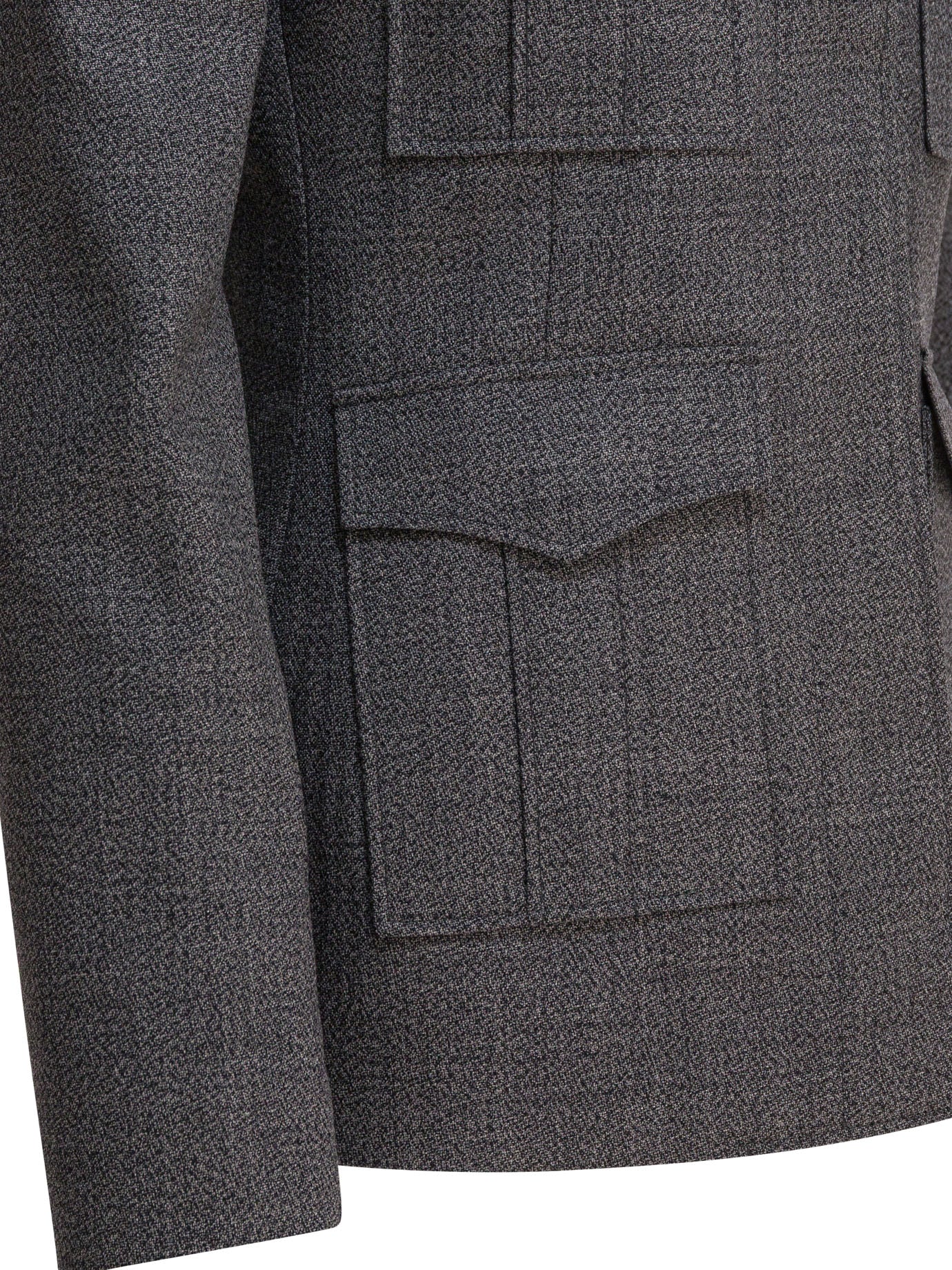 GREY WOOL JACKET Alexander McQueen