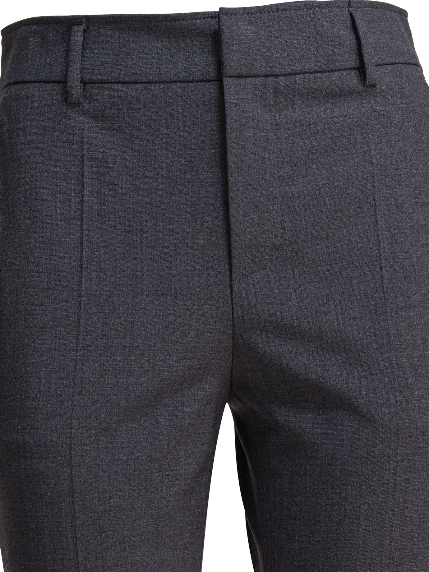 GREY WOOL PANTS Alexander McQueen