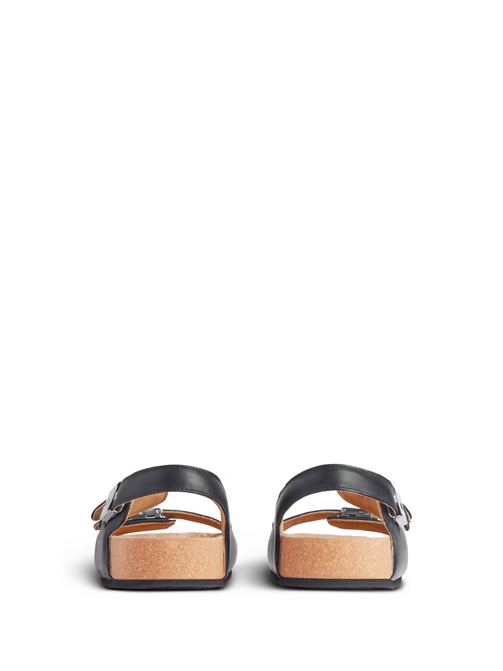 BLACK CALF LEATHER SANDALS Balenciaga