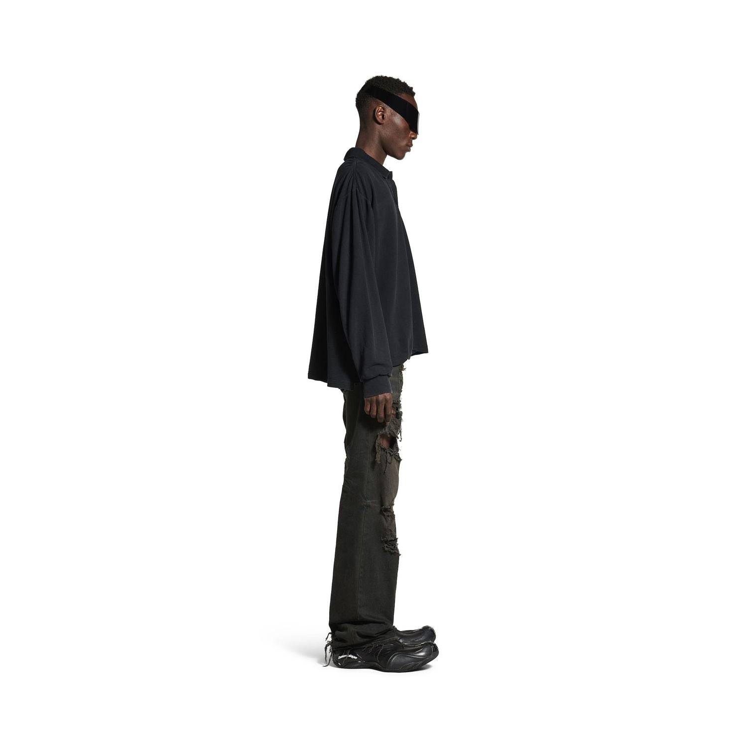 LONG SLEEVE POLO SHIRT LAUREL CLASSIC Balenciaga