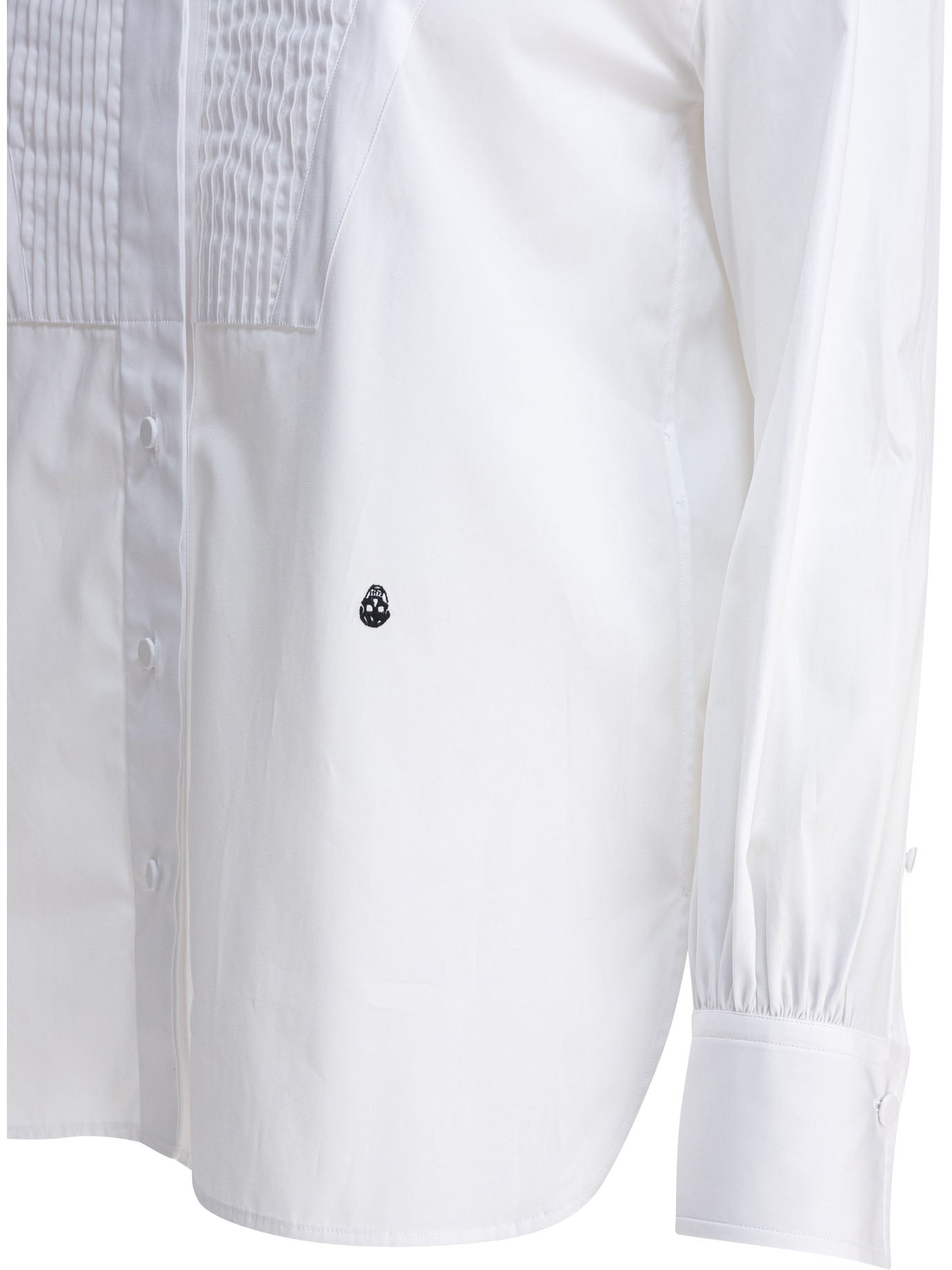 WHITE COTTON SHIRT Alexander McQueen