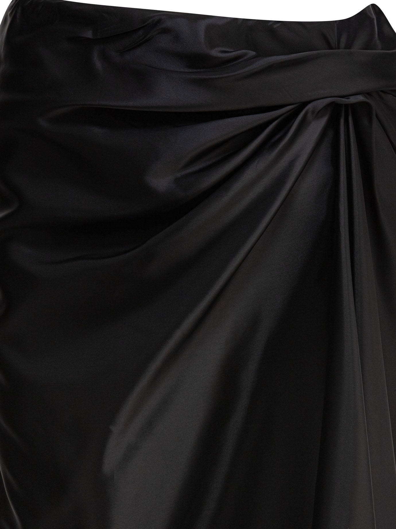 CUPRO BLACK SKIRTS Balenciaga