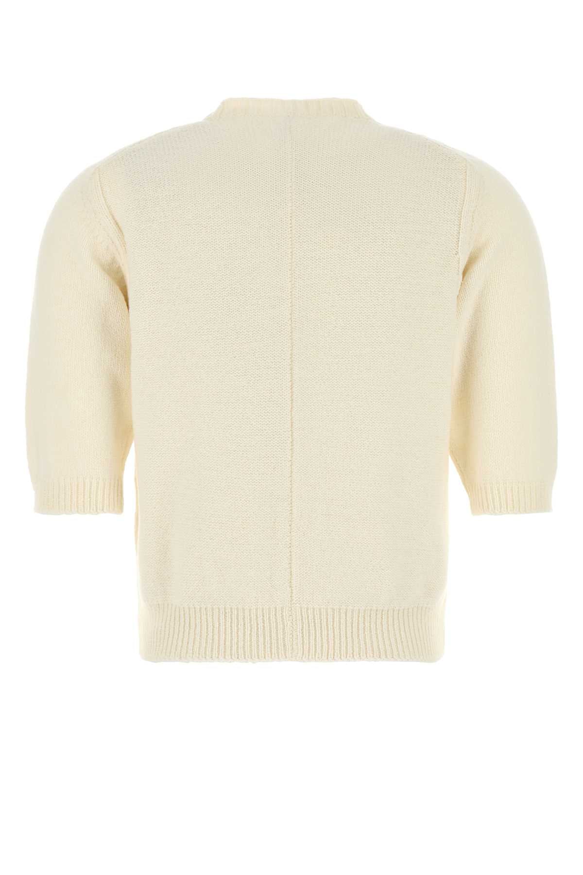 IVORY WOOL SWEATER Bottega Veneta
