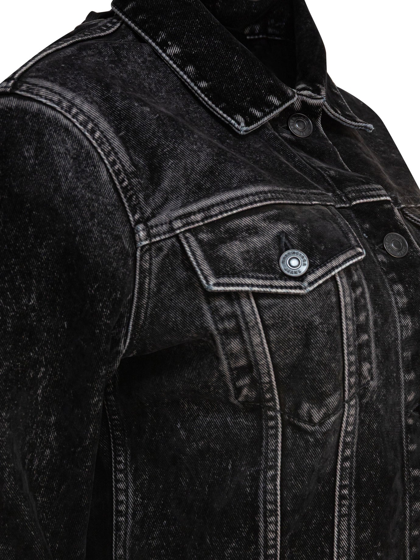DENIM JACKET WITH LACES Balenciaga