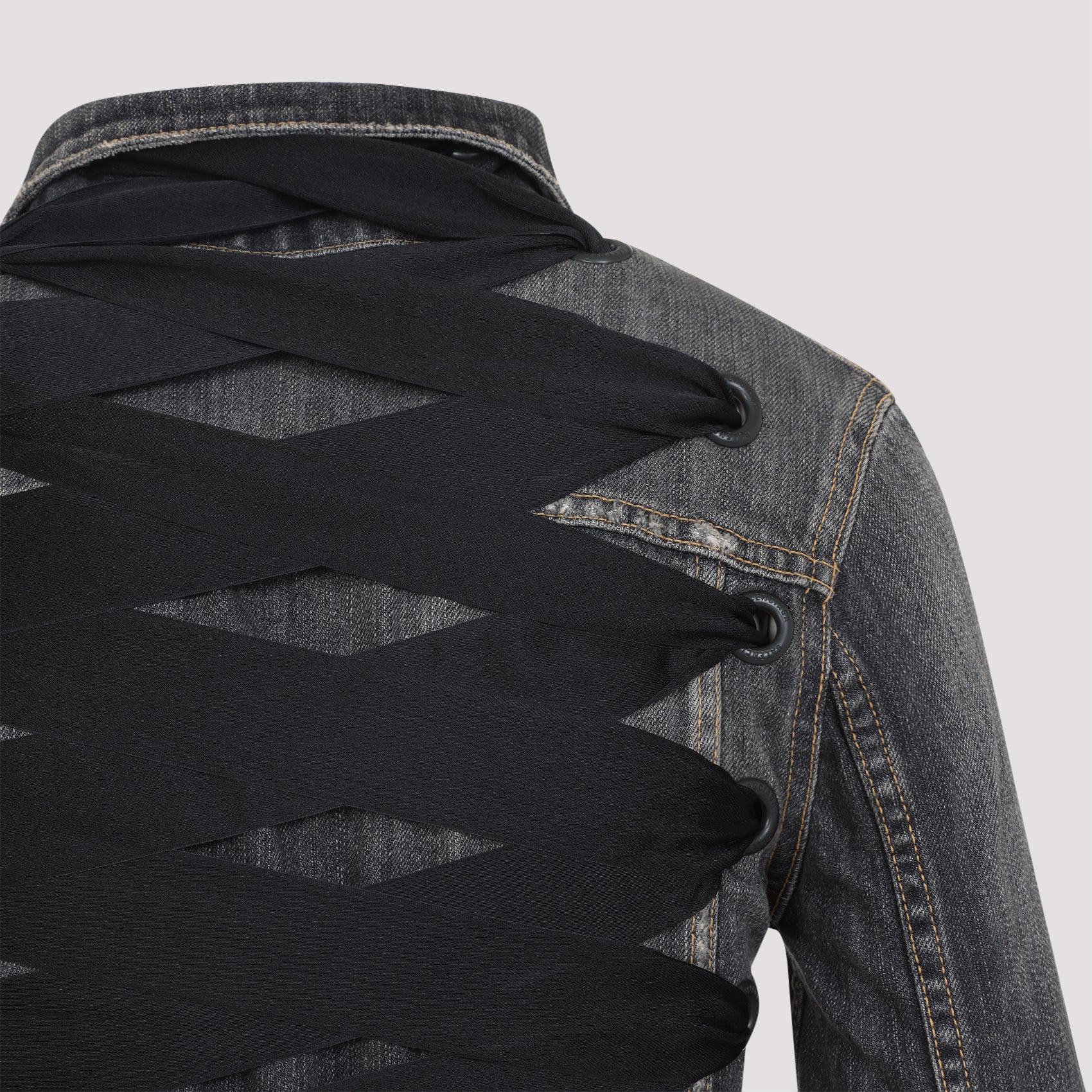 BLACK DENIM JACKET Balenciaga