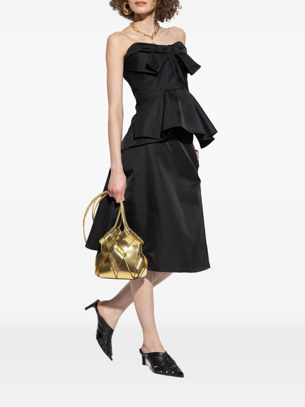BLACK POLYESTER SKIRTS Alexander McQueen