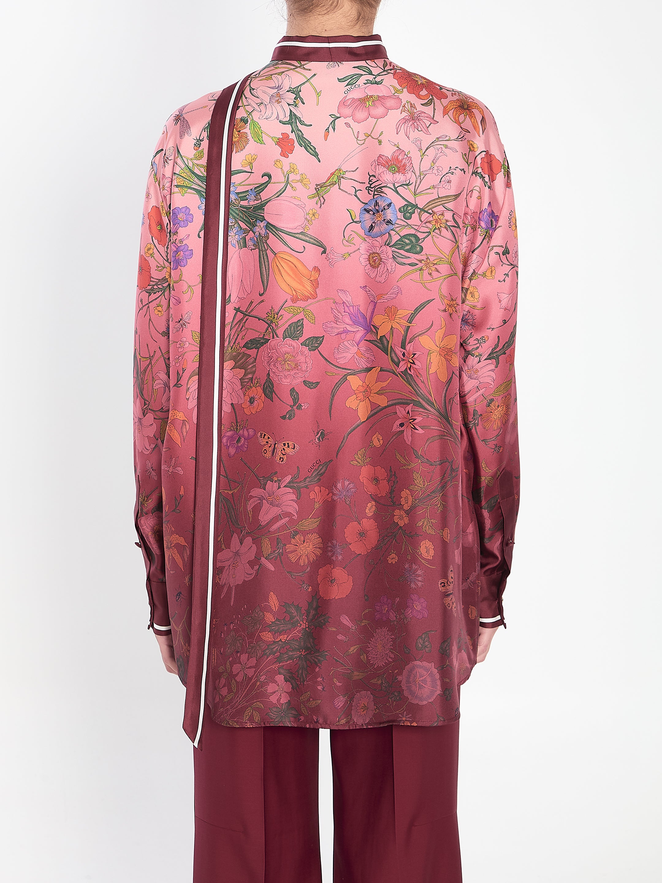 PRINTED SILK SHIRT Gucci